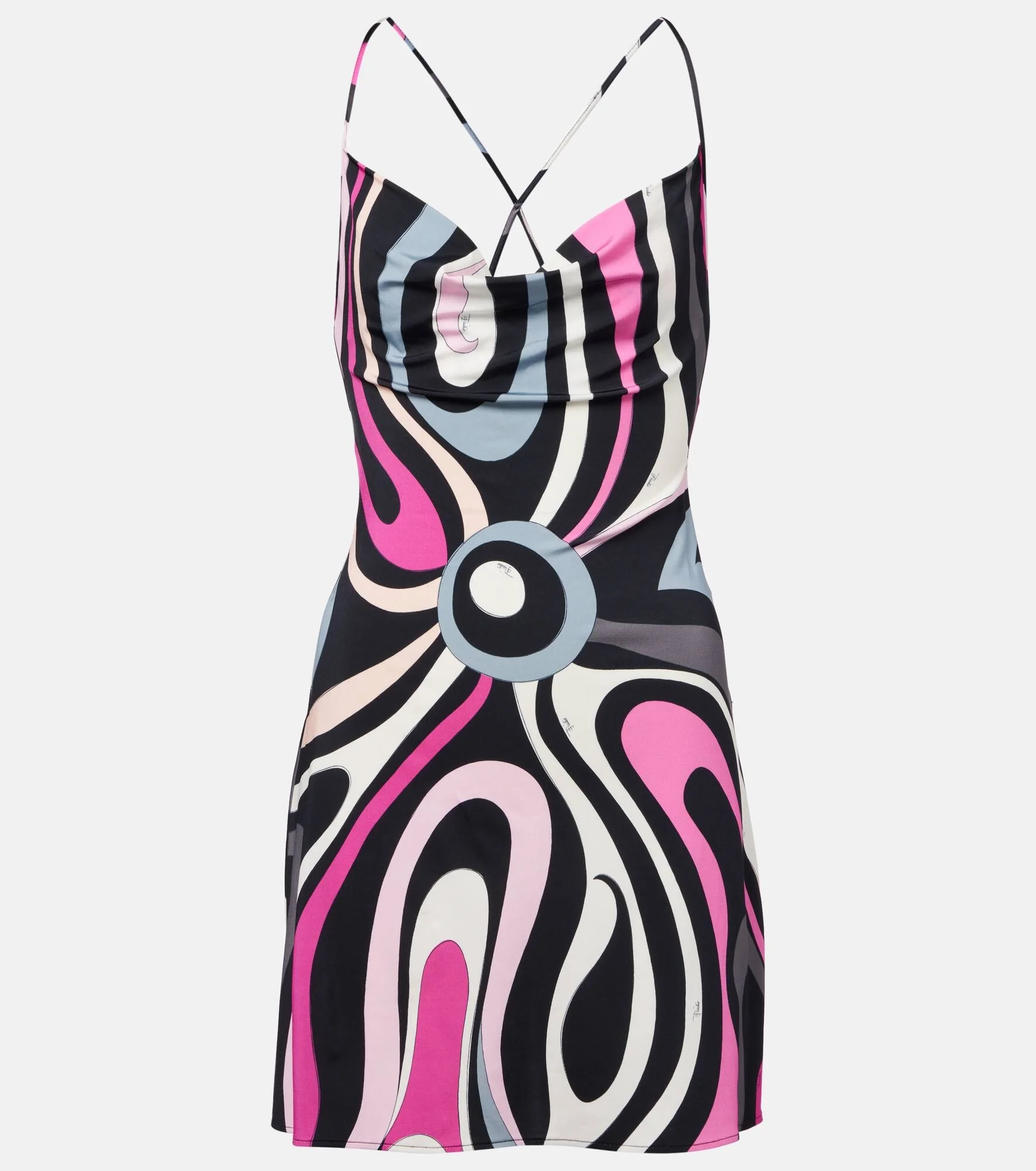 Marmo satin slip dress - 1