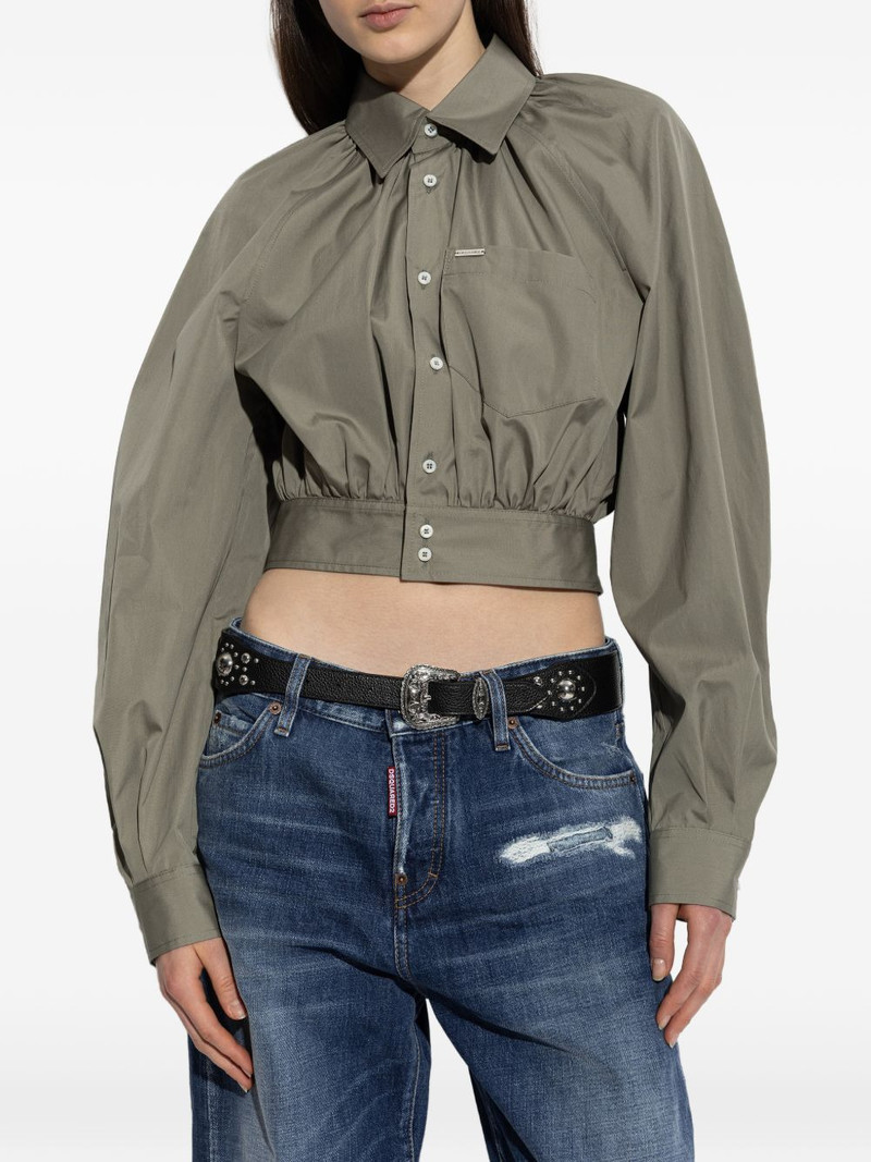 collared cropped shirt 3