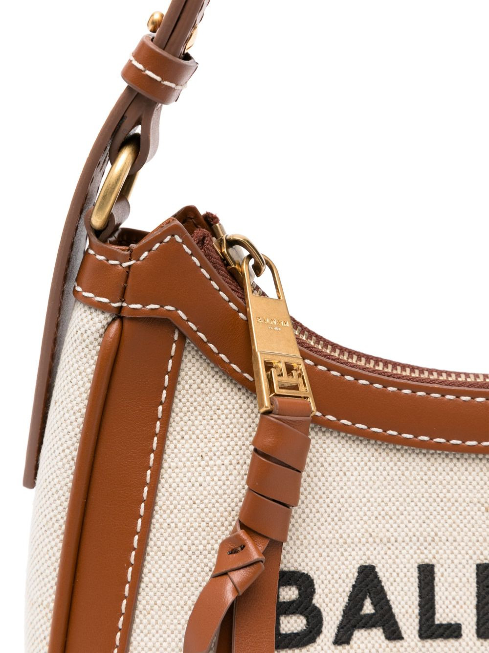 Balmain Bags.. Leather Brown - 4
