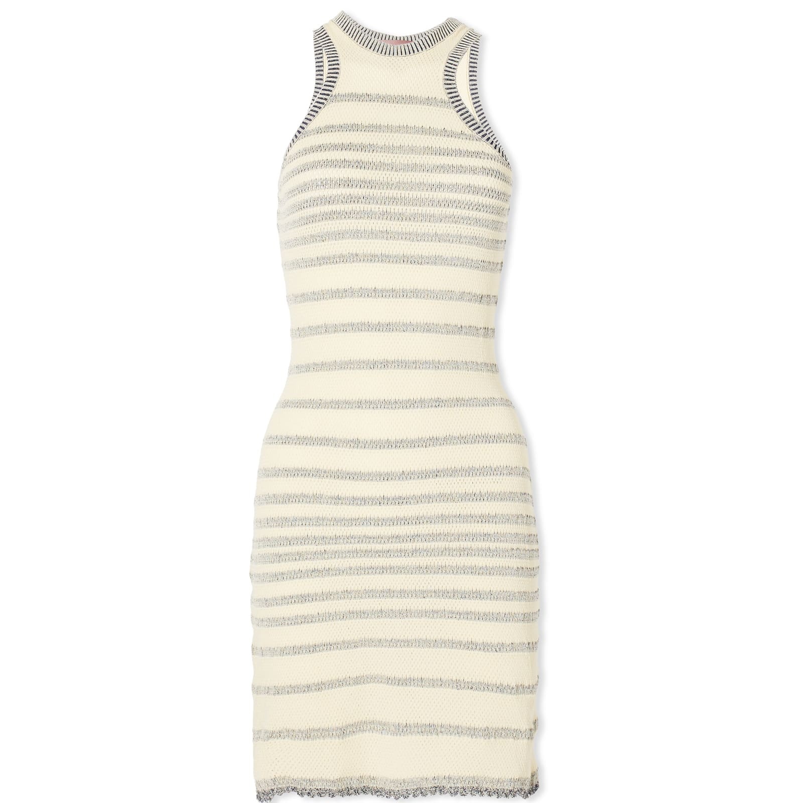 Jean Paul Gaultier x KNWLS Mariniere Pointelle Sleeveless Mi - 1