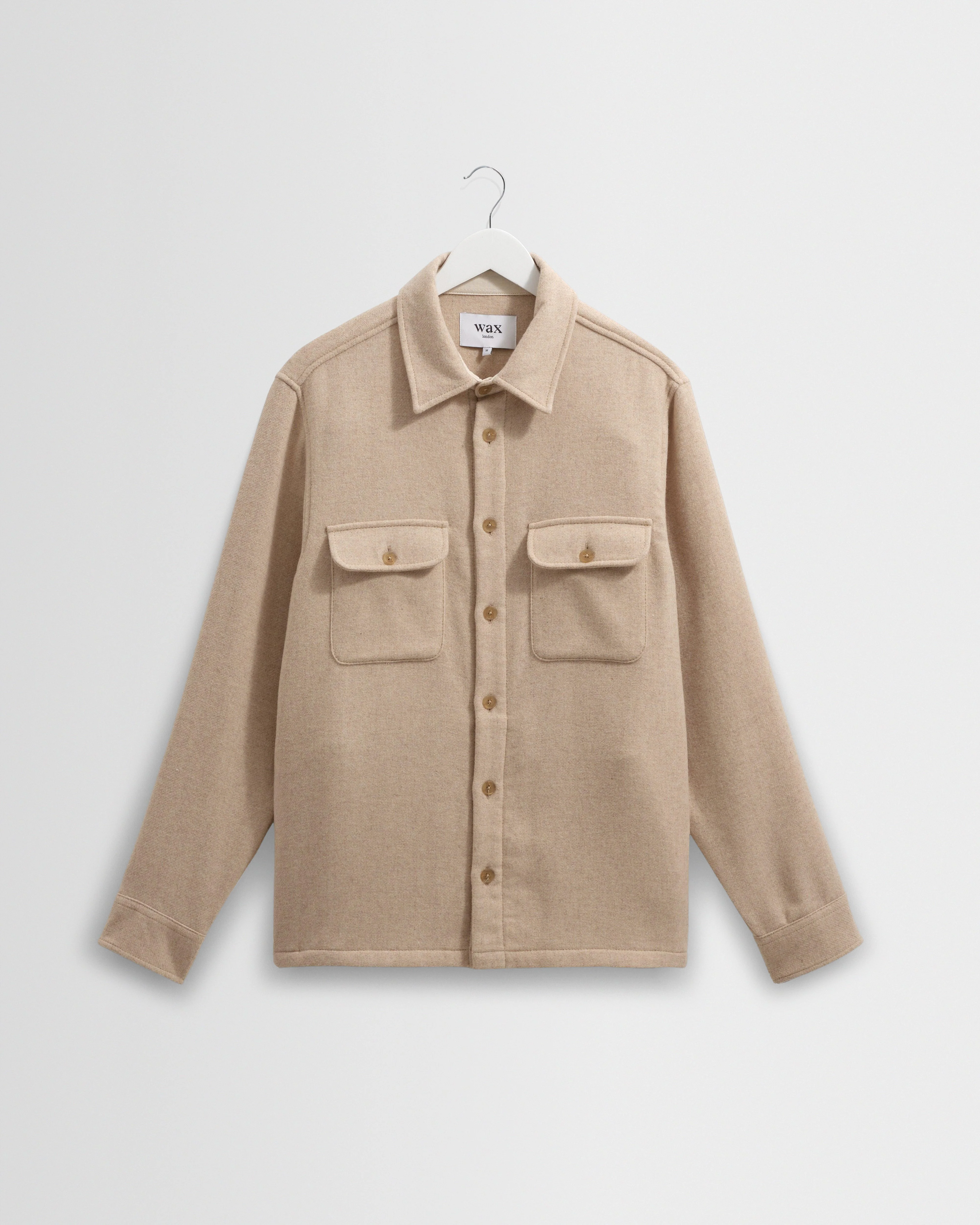 Lomond - Natural Heavy Wool Overshirt - 1