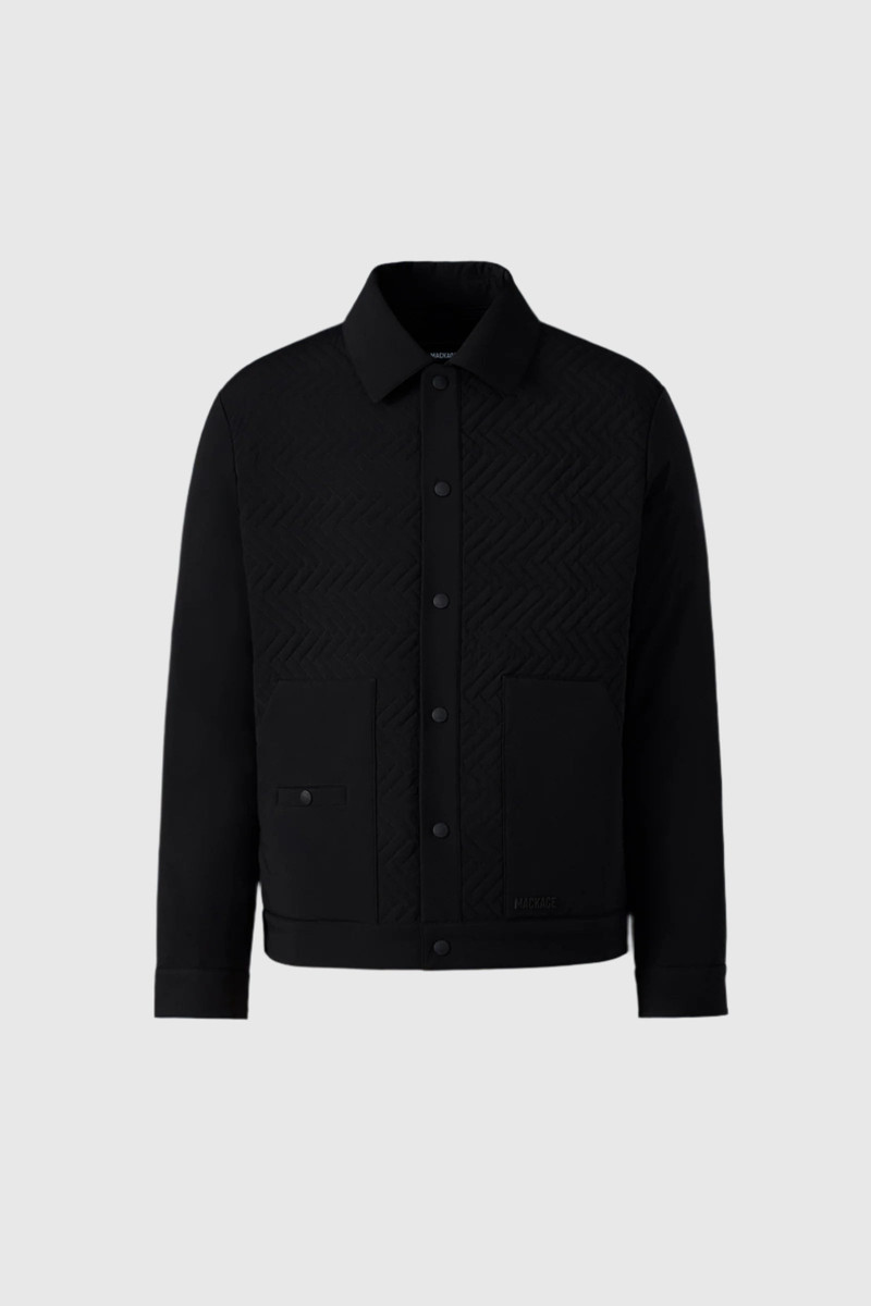 MAXWELL Quilted Down Shirt Jacket 1