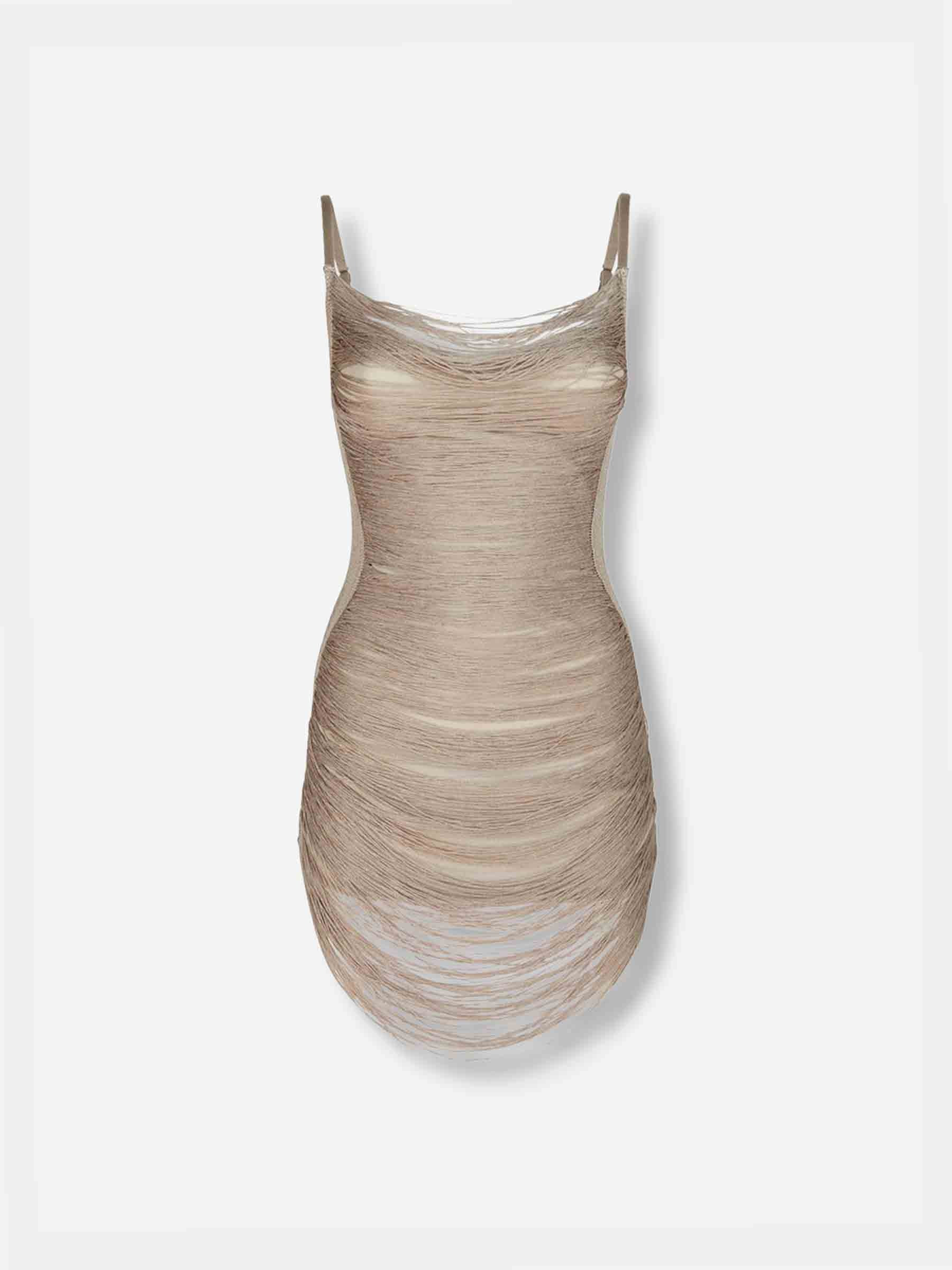 MINI FRINGE DRESS - 1