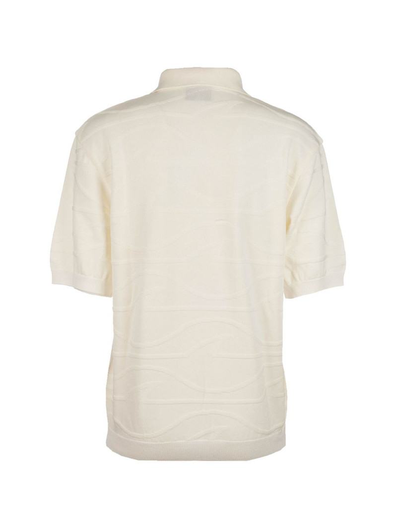 Paul & Shark textured-knit polo shirt outlook