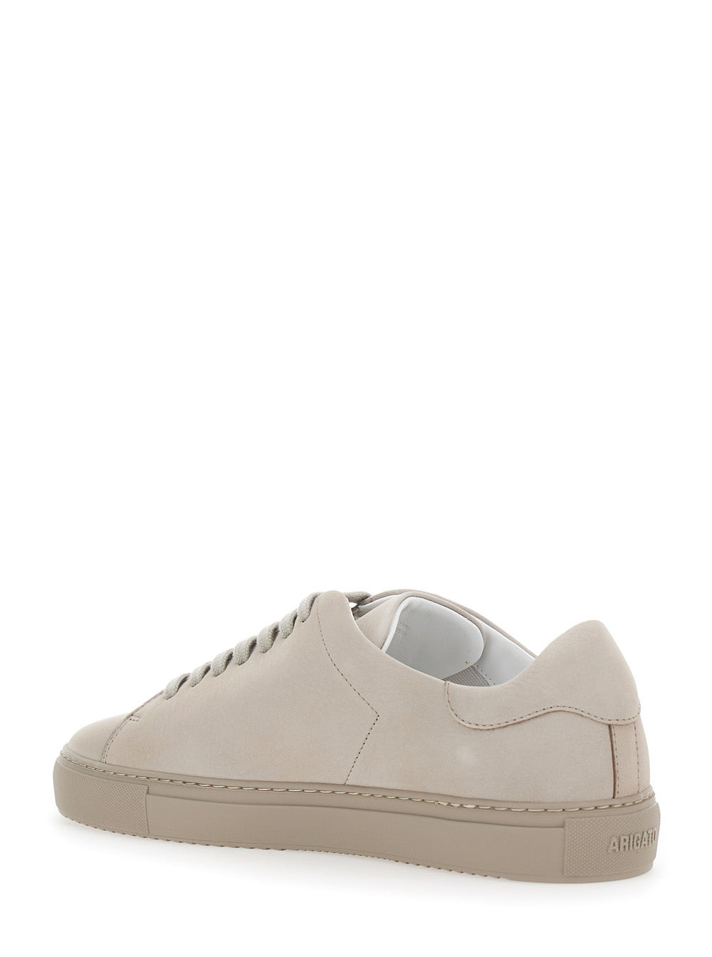 Axel Arigato Men 'Clean 90' Beige Low Top Sneakers With Logo Lettering On The Side In Leather Man - 3