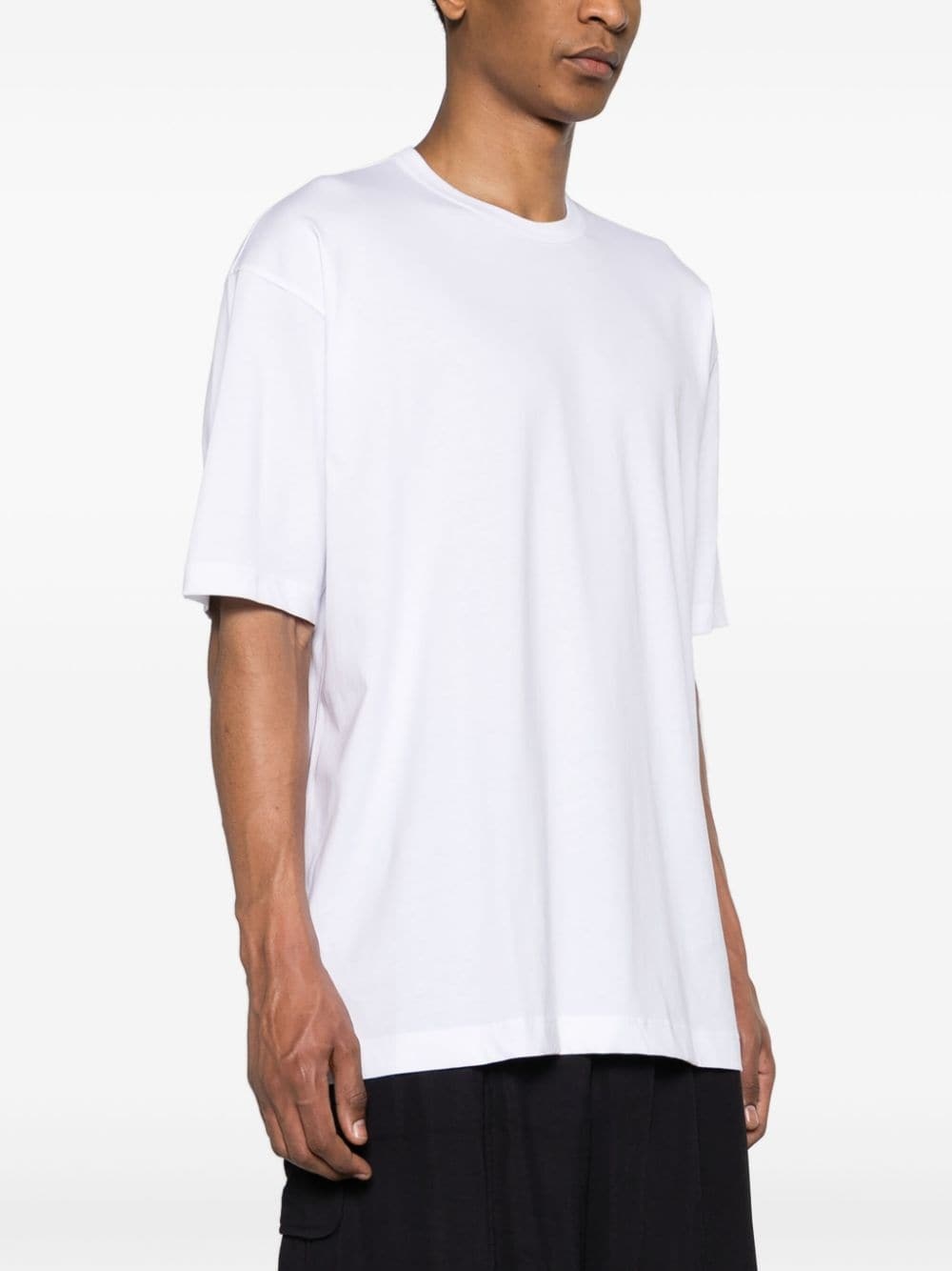 logo-print cotton T-shirt - 3