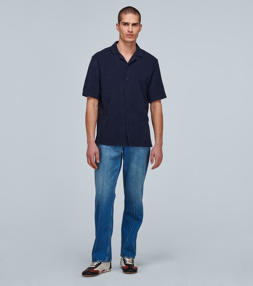 Short-sleeved towelling shirt - 2