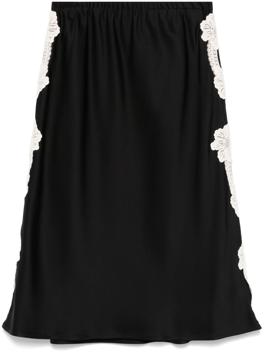 Jil Sander satin skirt | REVERSIBLE