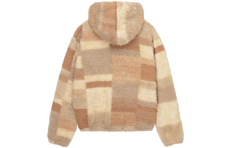Stussy Bronson Sherpa Hoodie 'Tan' 118519 3