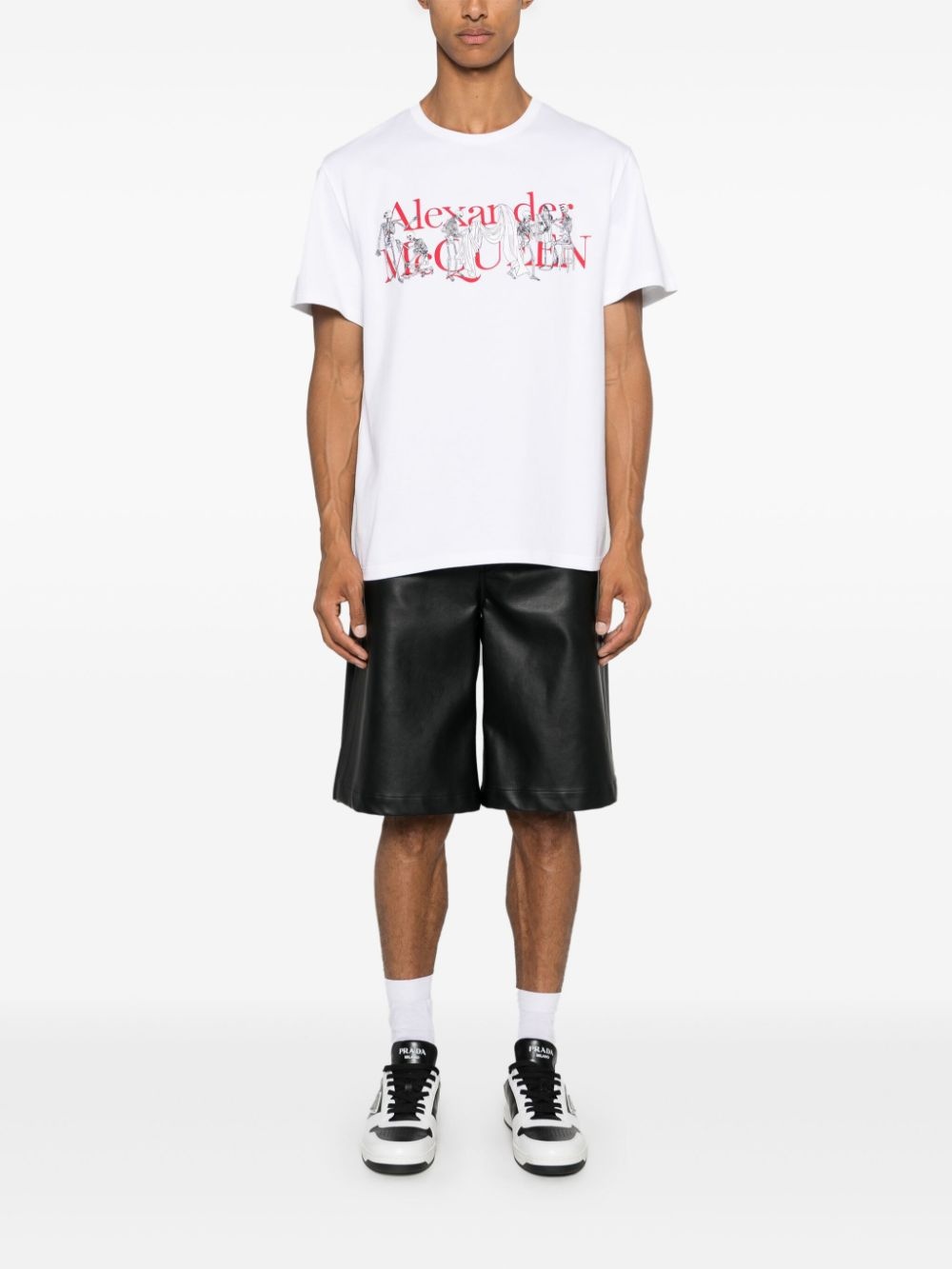logo-print cotton T-shirt - 2