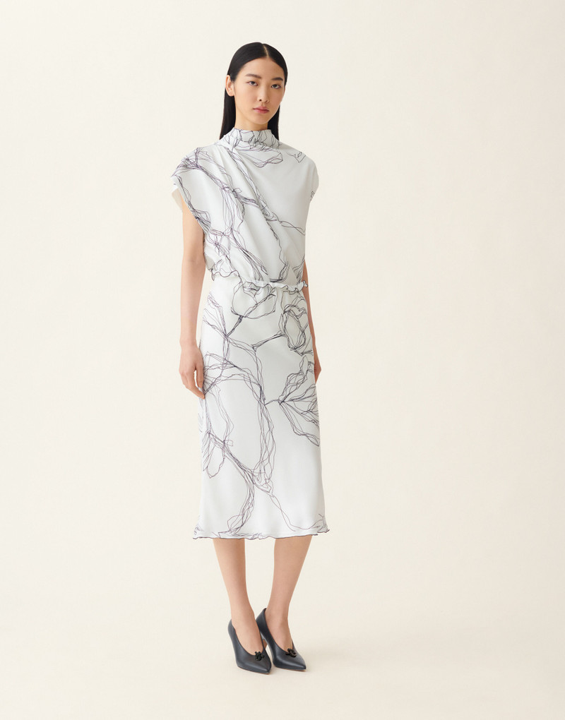 Silk twill skirt 3