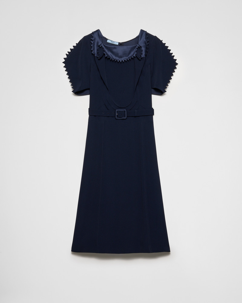 Satin crepe dress 1