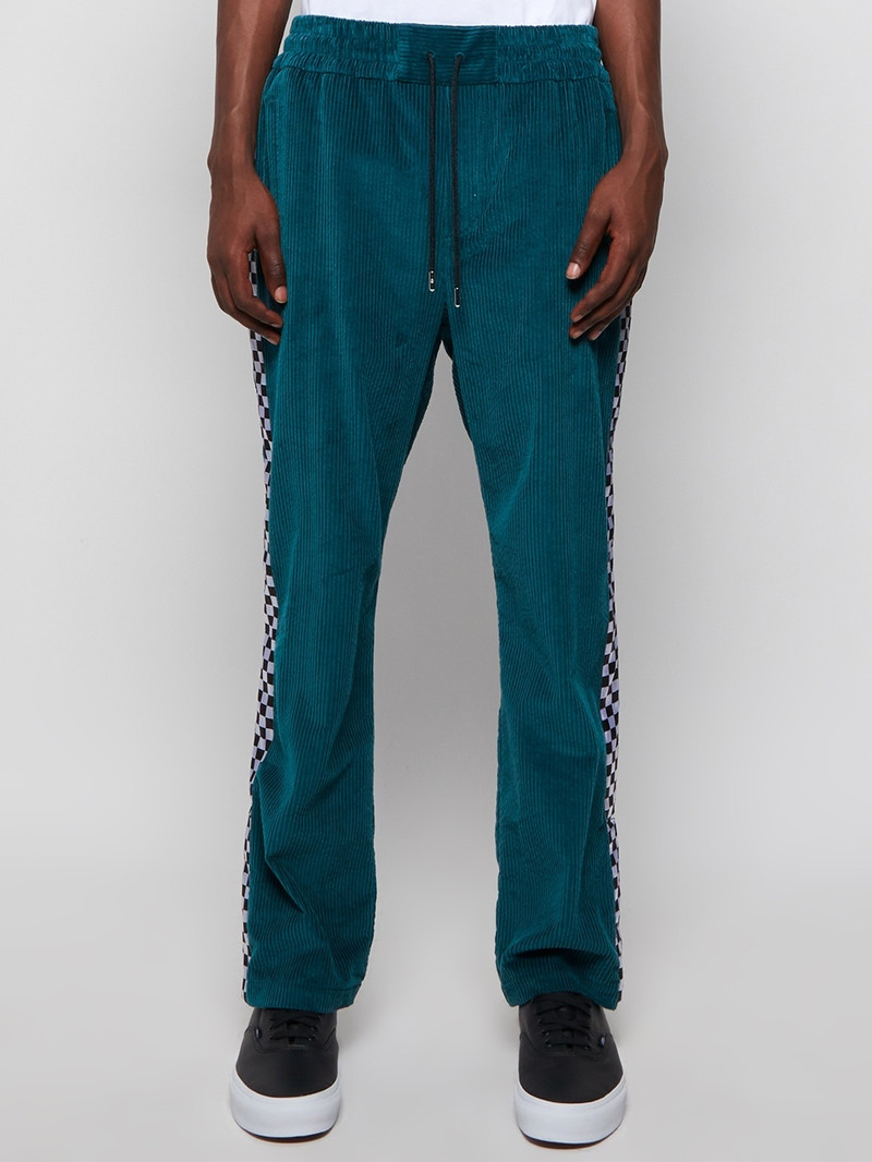 Plain Corduroy Pants Turquoise 3