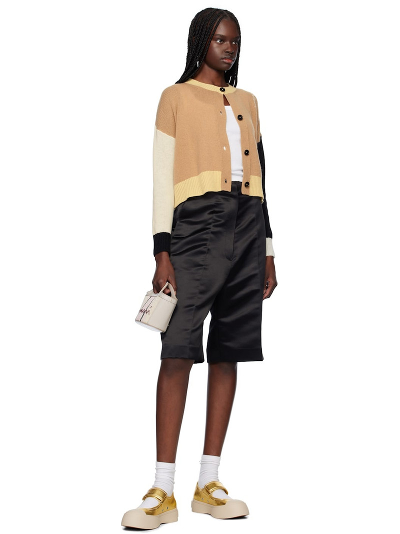 Marni Gold Leather Mary Jane Ballerina Flats outlook