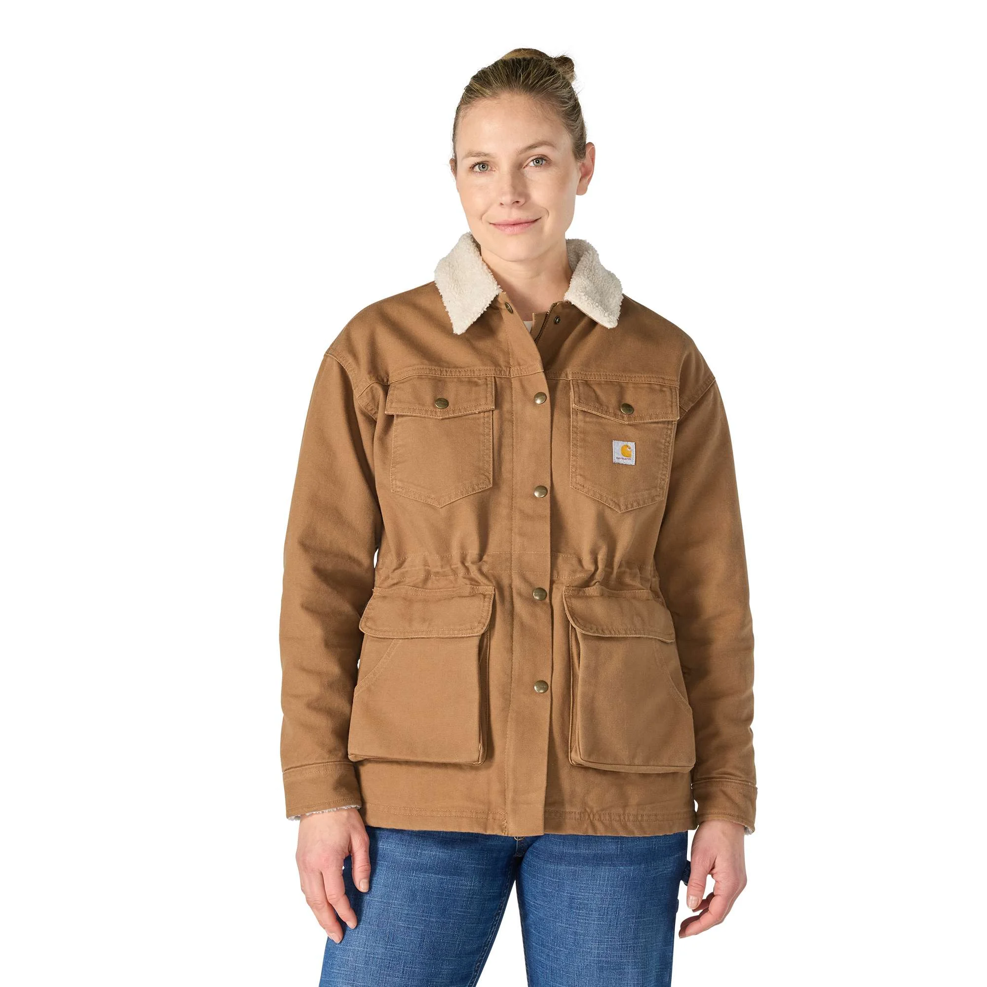 Women's Washed Duck Wesley Coat - 1