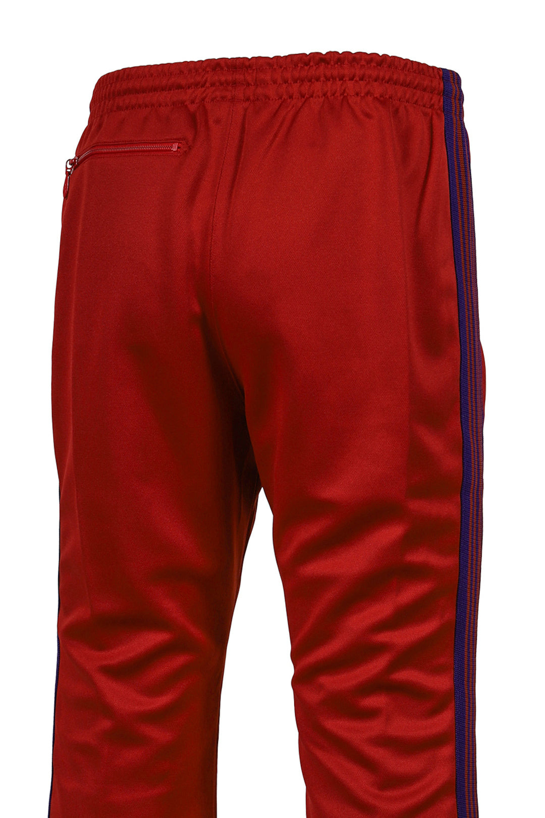 BOOT-CUT TRACK PANT - POLY SMOOTH / RED - 11
