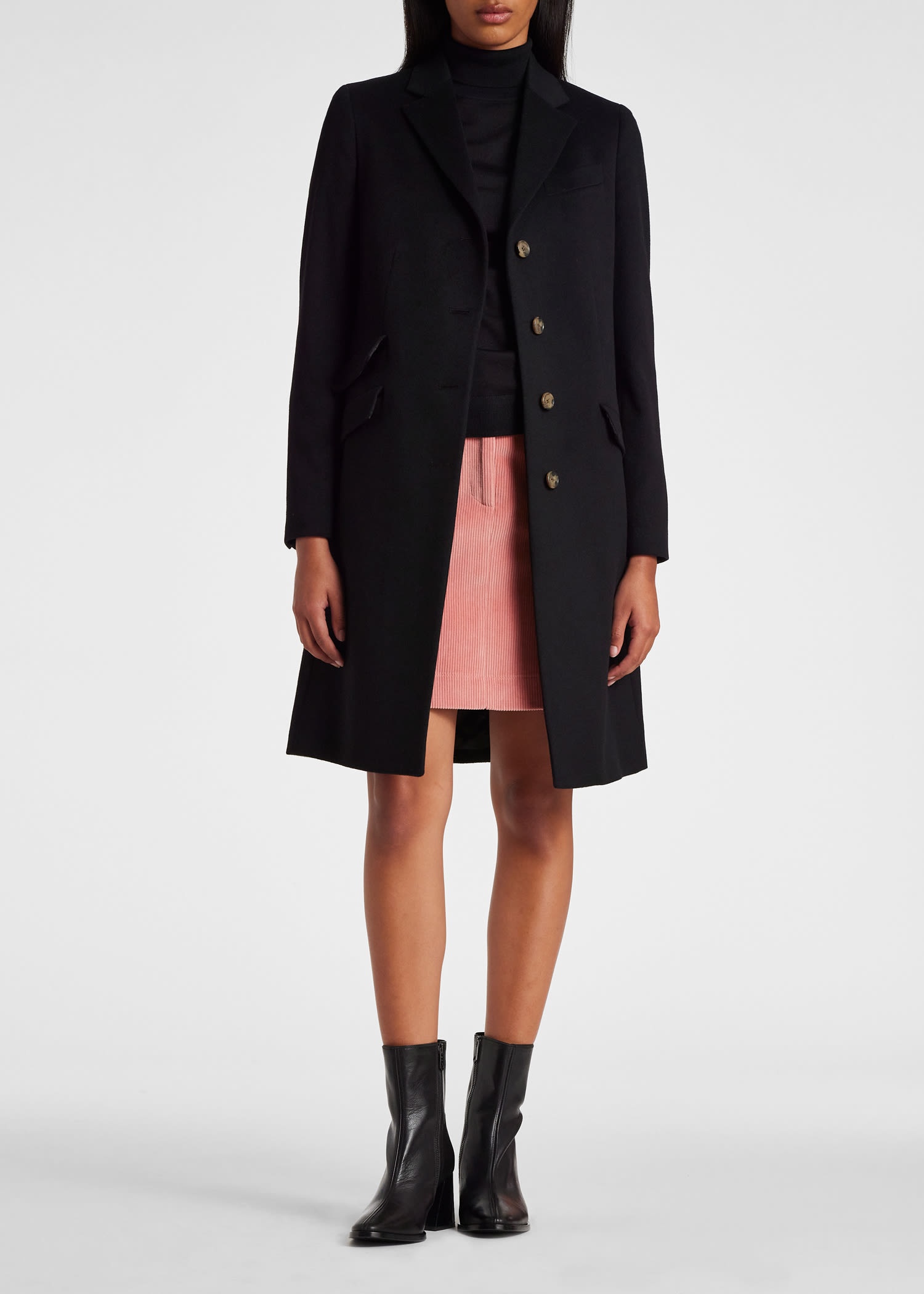 Wool-Cashmere Epsom Coat - 5