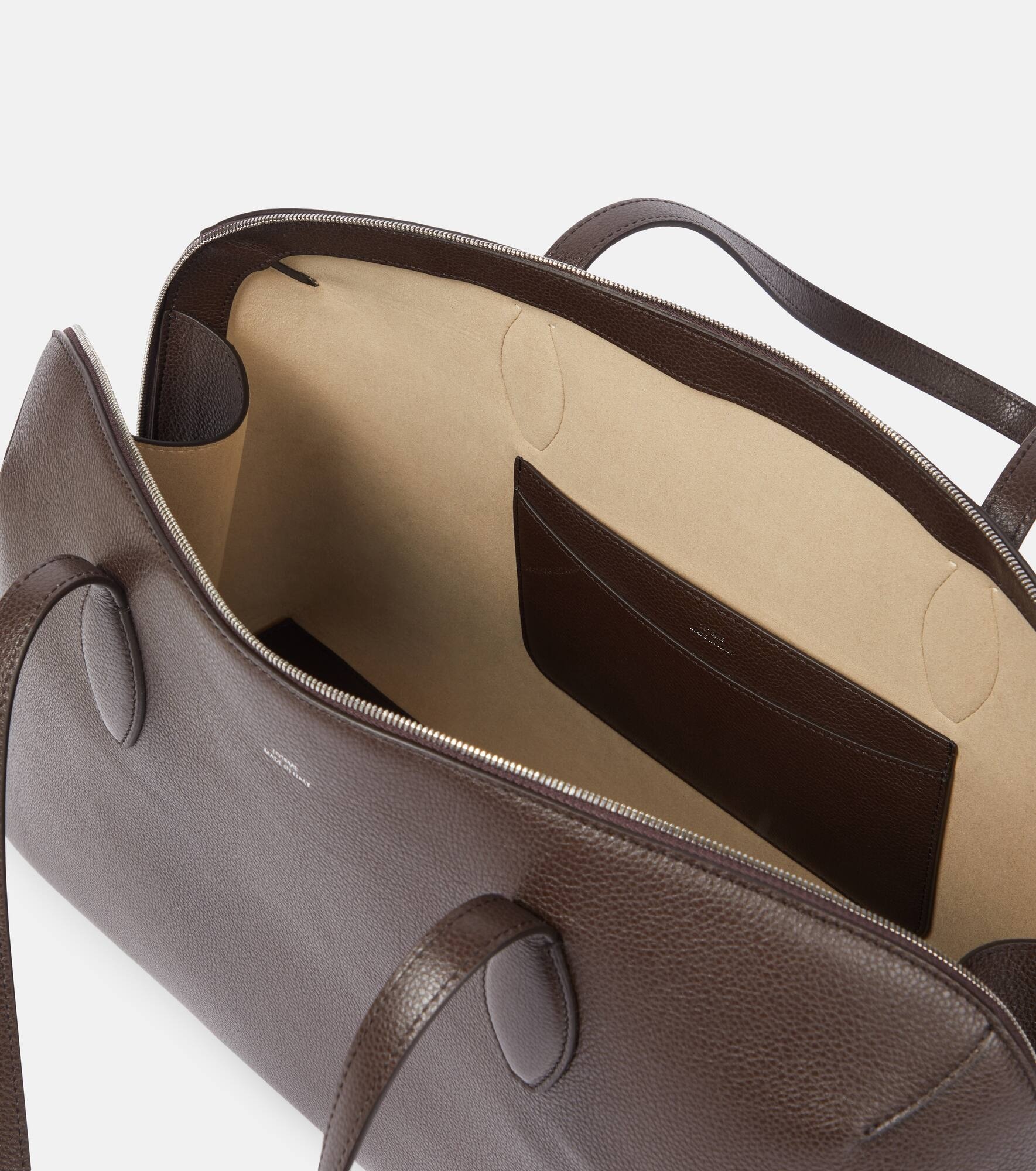 Leather tote bag - 3