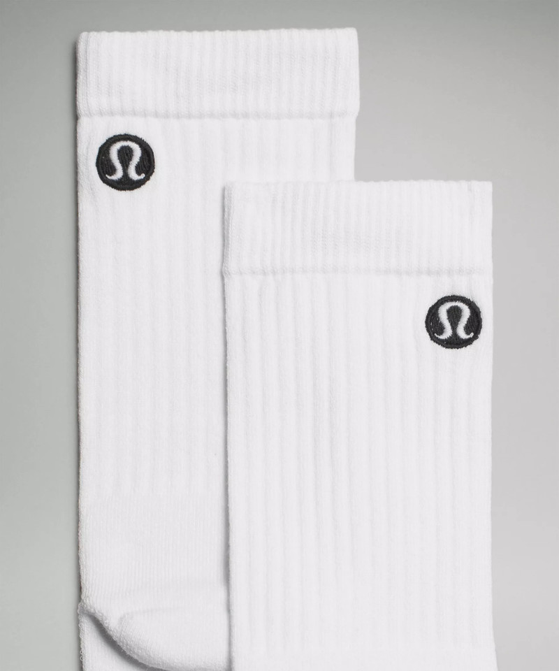 lululemon Women's Daily Stride Ribbed Comfort Crew Socks *3 Pack outlook