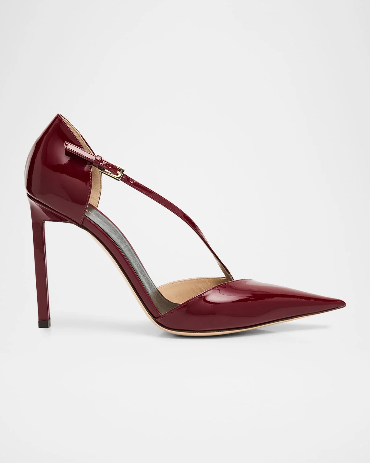 100mm Queen Anne Patent Leather Pumps - 1