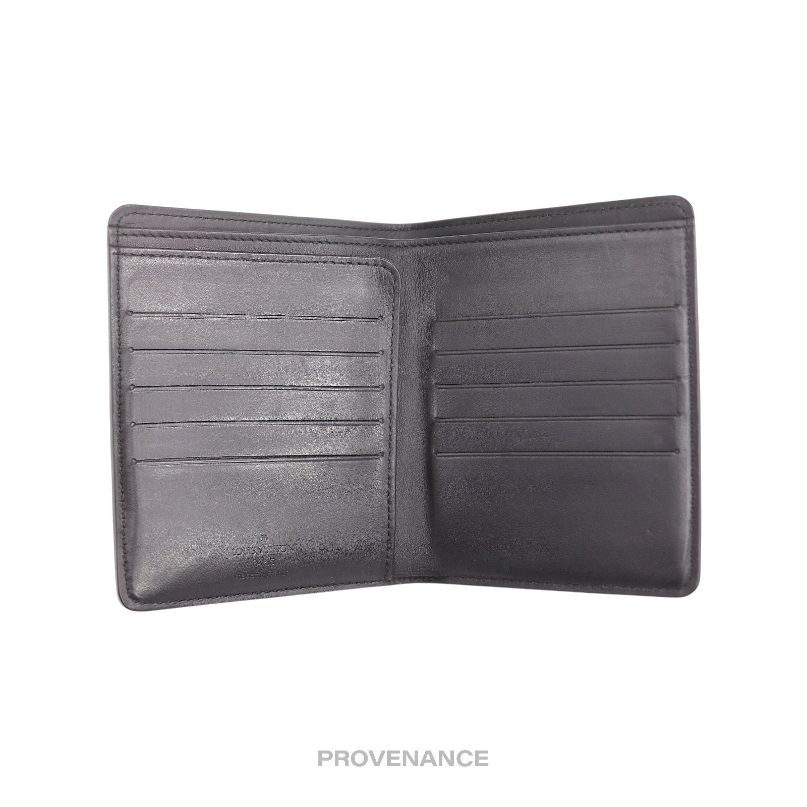 Louis Vuitton 10CC Tall Bifold Wallet - Nomade Noir Black - 6