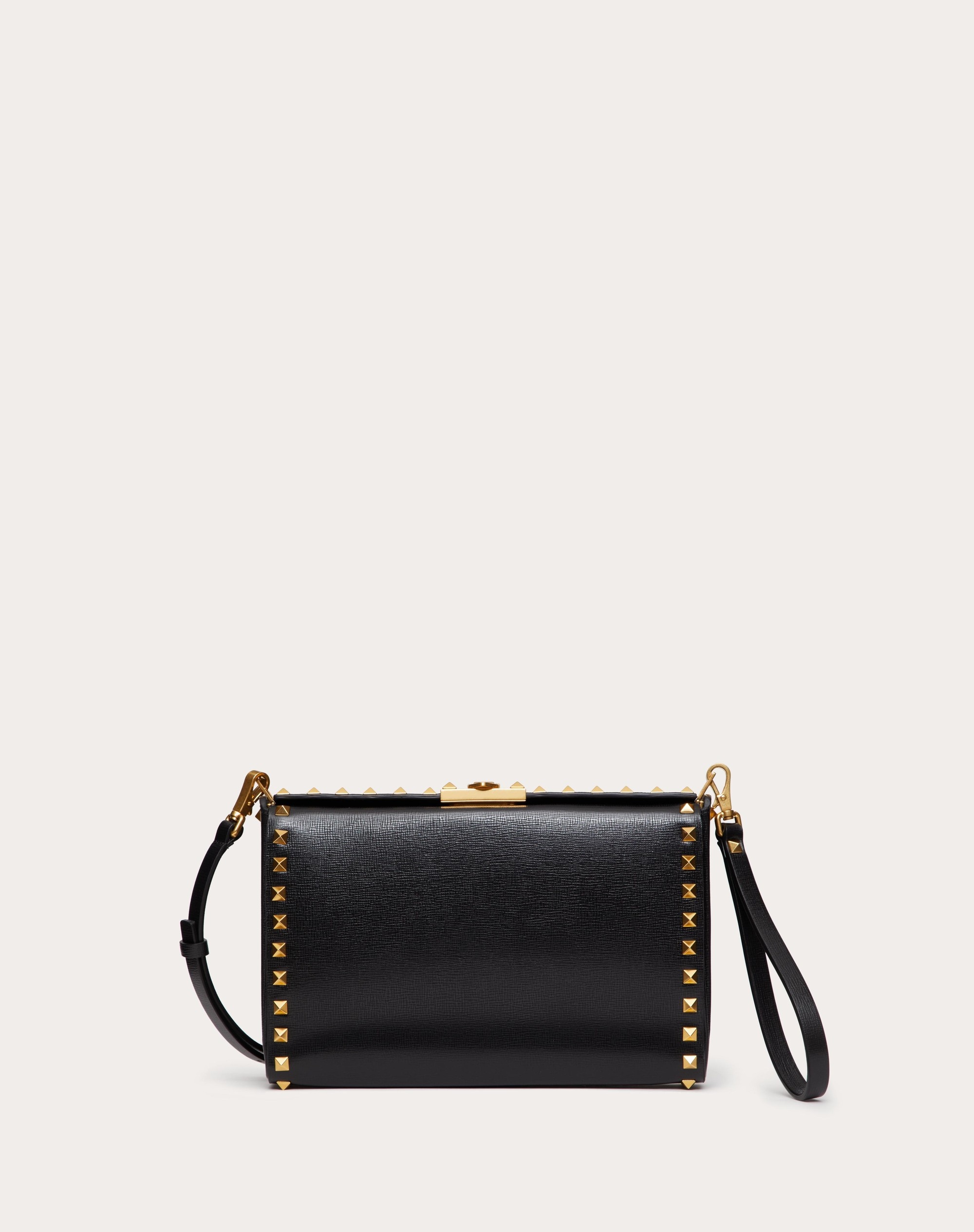 ROCKSTUD GRAINY CALFSKIN CROSSBODY BAG - 1