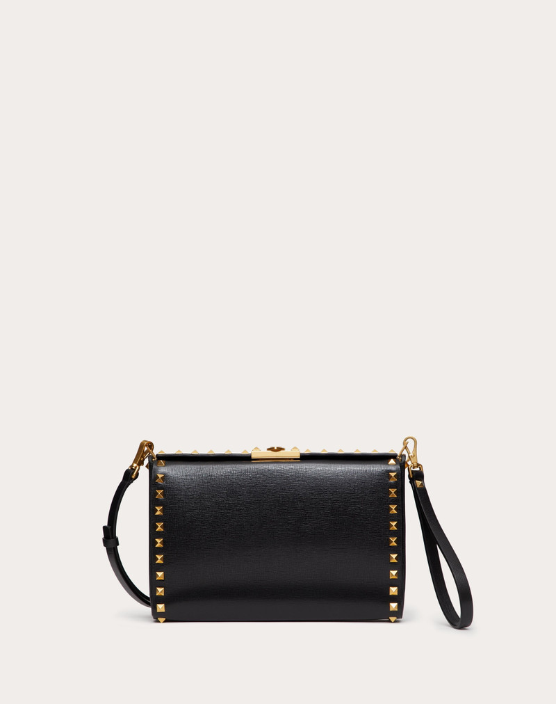 ROCKSTUD GRAINY CALFSKIN CROSSBODY BAG 1