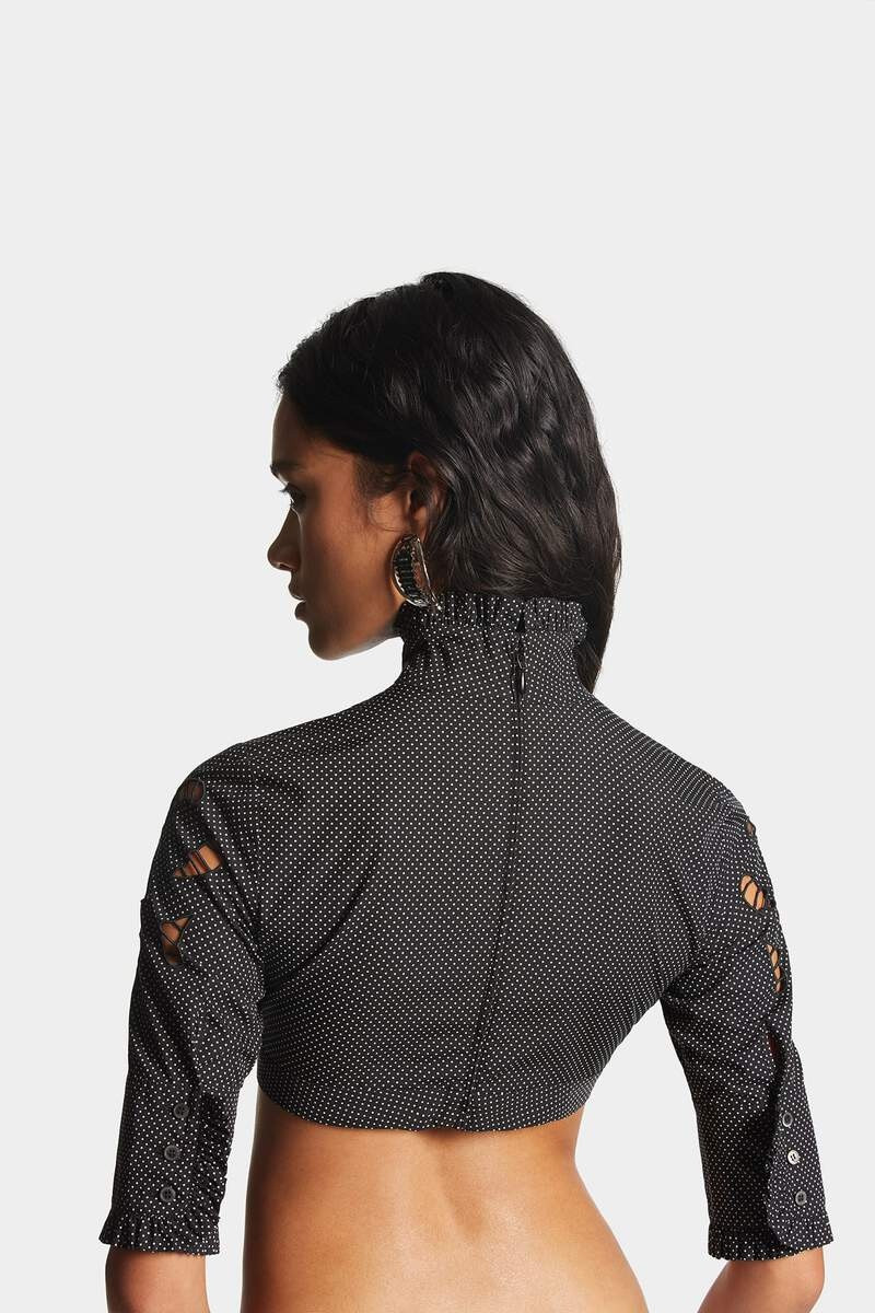 DSQUARED2 LACEY CUT OUT TOP outlook