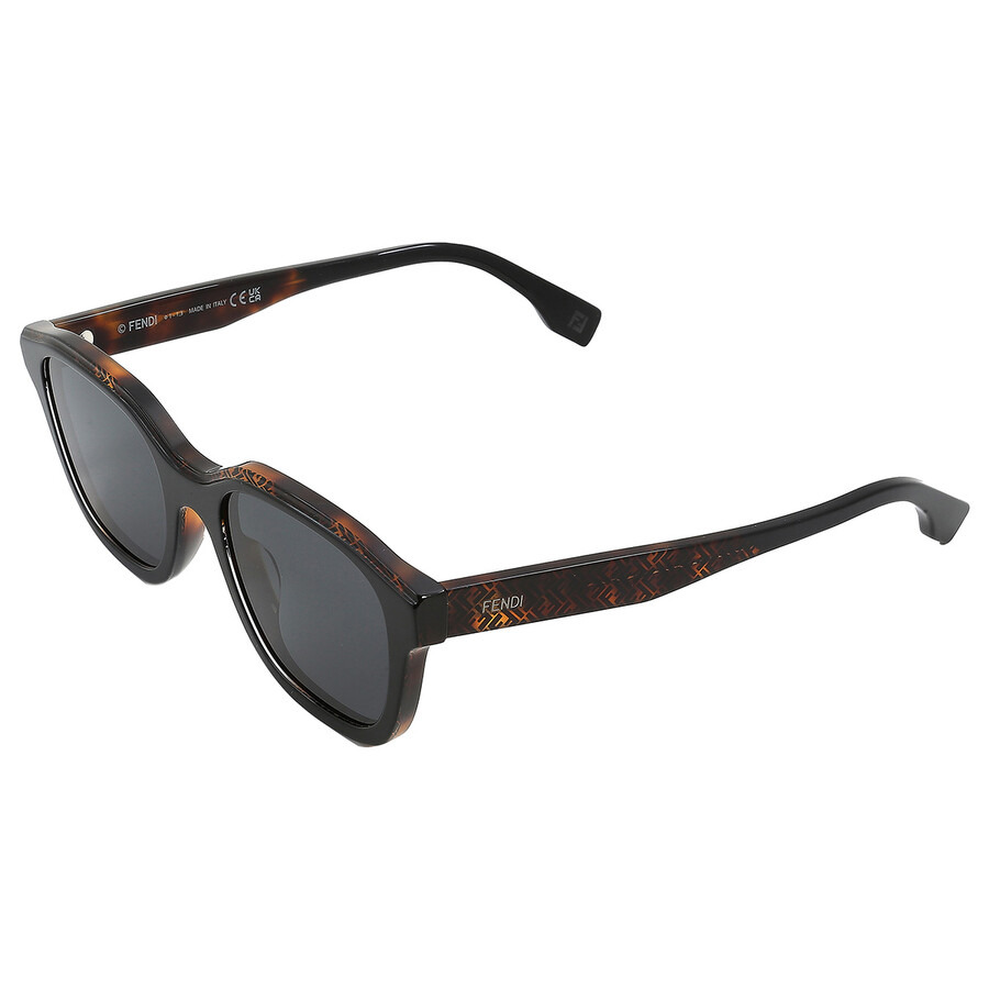 Fendi Grey Square Men's Sunglasses FE40077I 01A 51 - 4