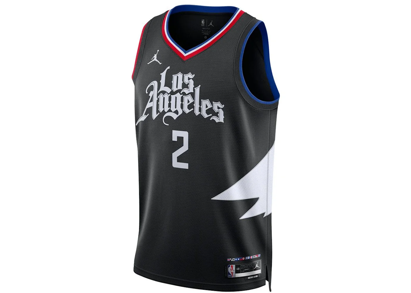 Nike Kawhi Leonard LA Clippers Dri-Fit Jersey Black - 1