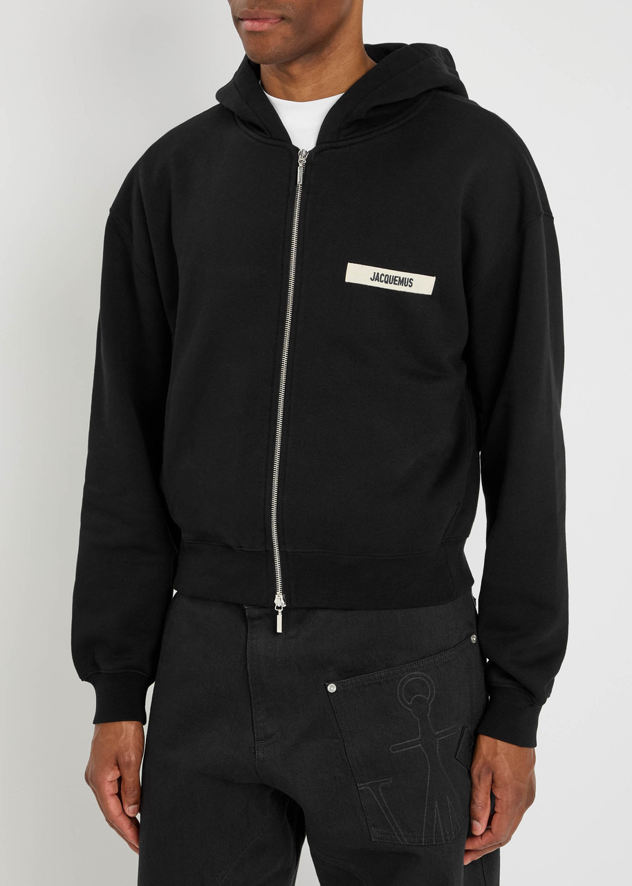 Jacquemus Le Hoodie Zip Gros Hooded Cotton Sweatshirt - 2