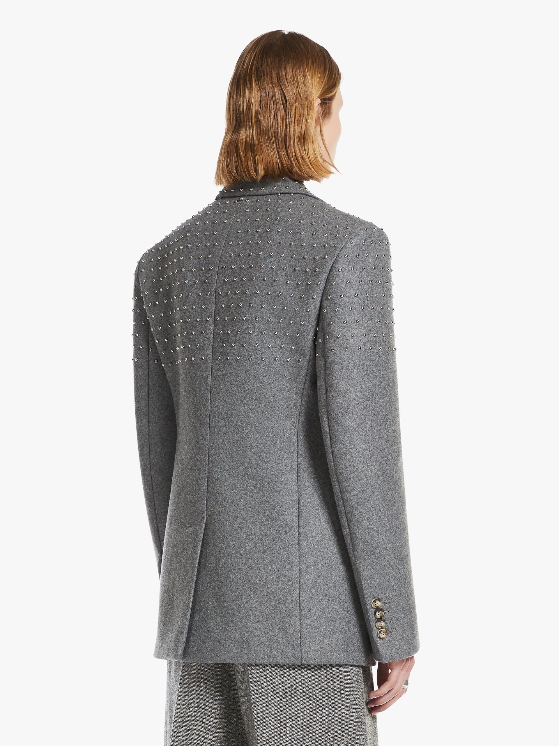 AFRICA1234 Single-breasted blazer with studs - 4