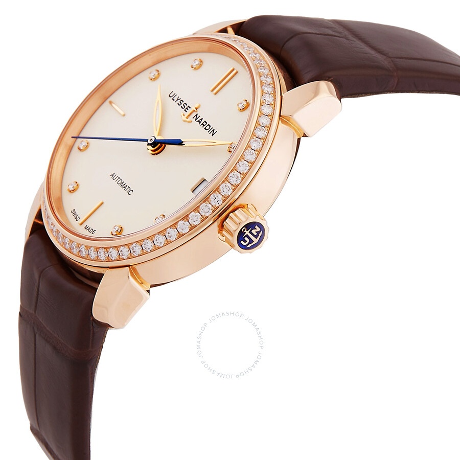 Ulysse Nardin Automatic Diamond Ladies Watch 8102-116B-2/990 - 2