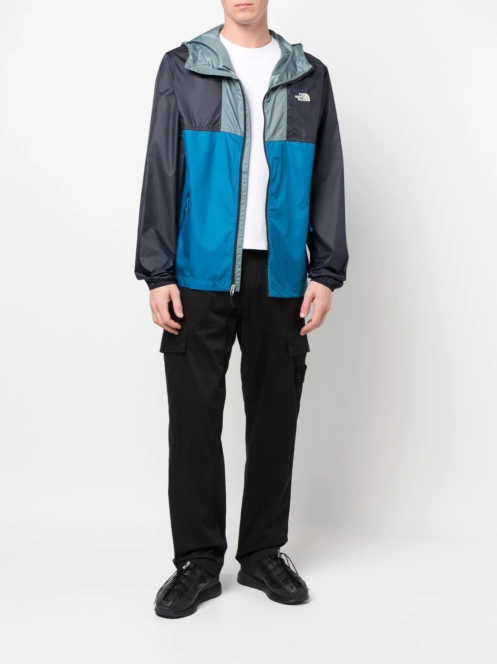 colour-block lightweight jacket - 2