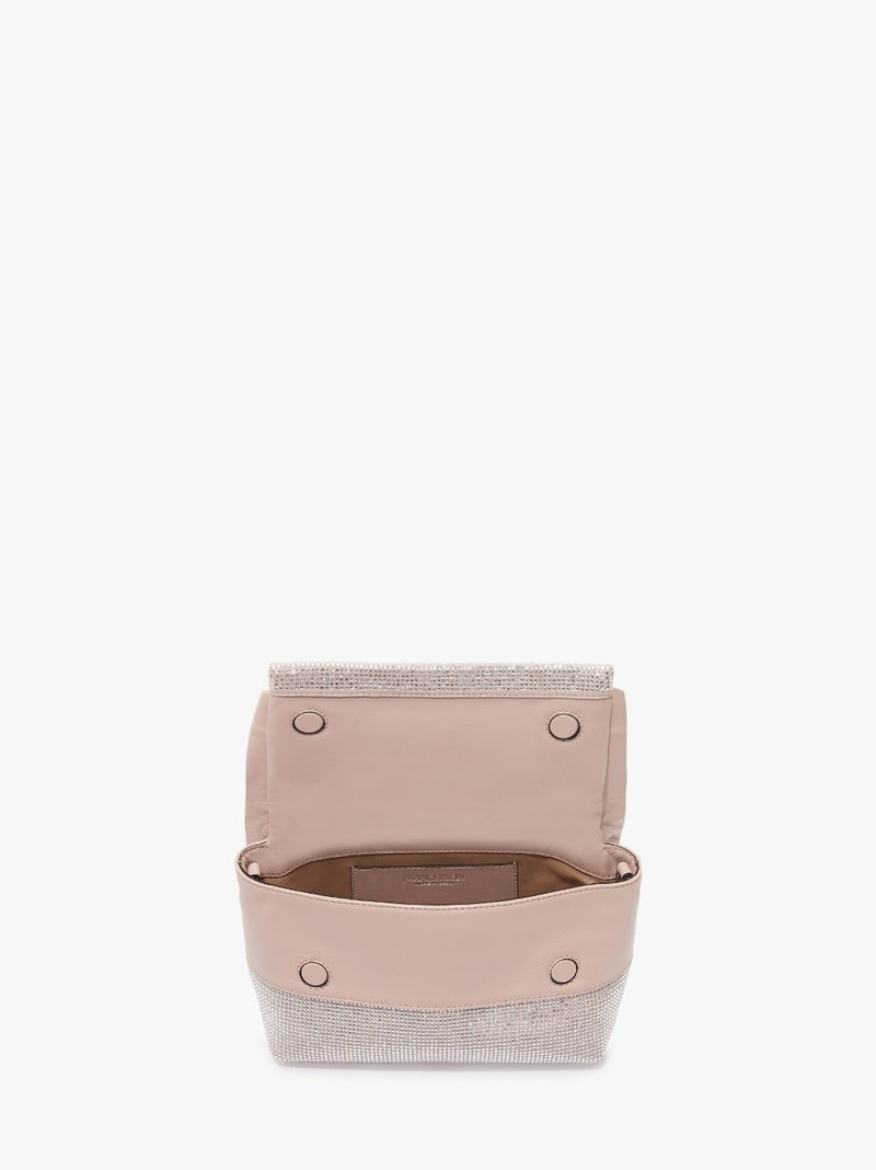 MEDIUM TWISTER - LEATHER TOP HANDLE BAG WITH CRYSTALS 3