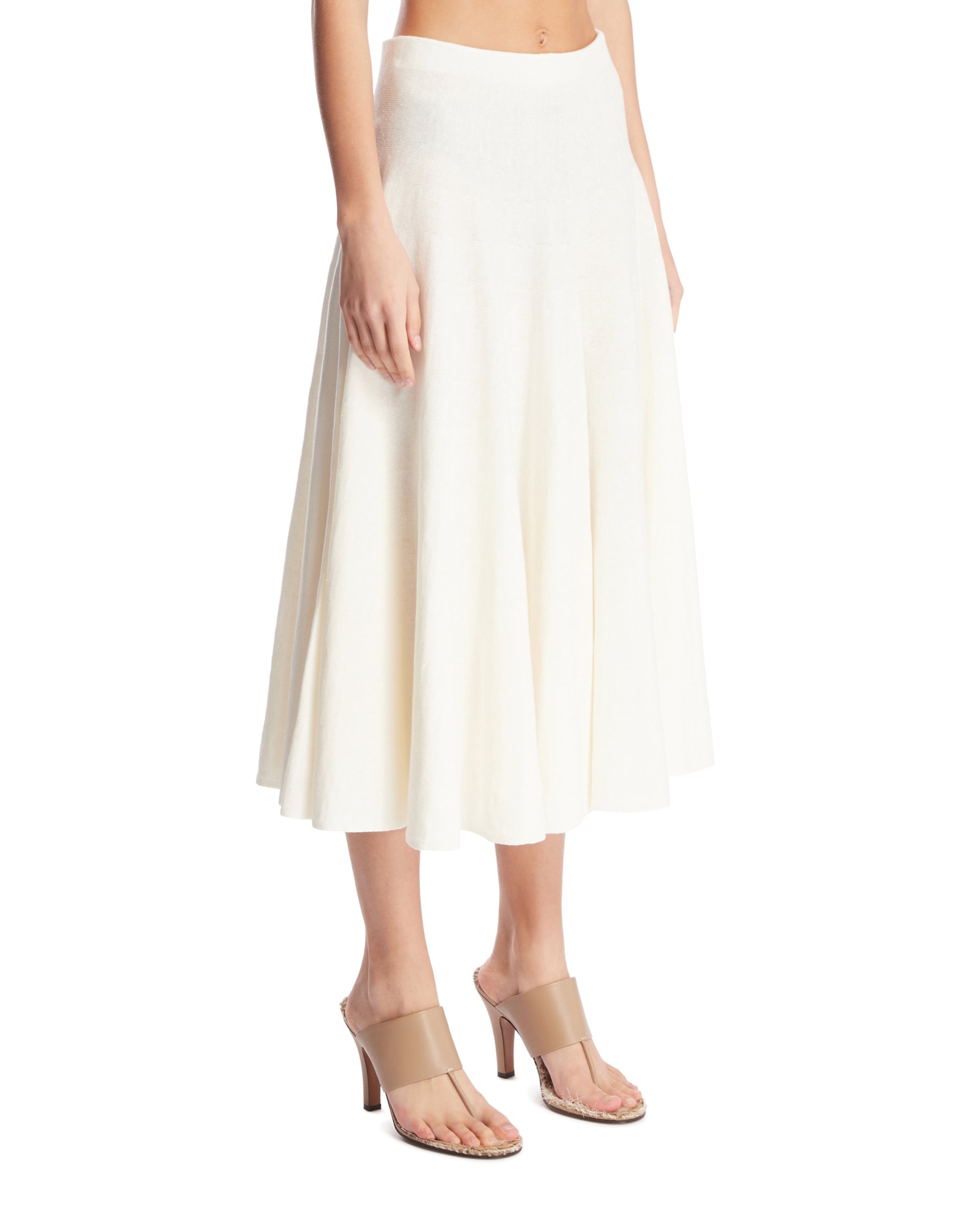 White Jaliah Skirt - 4