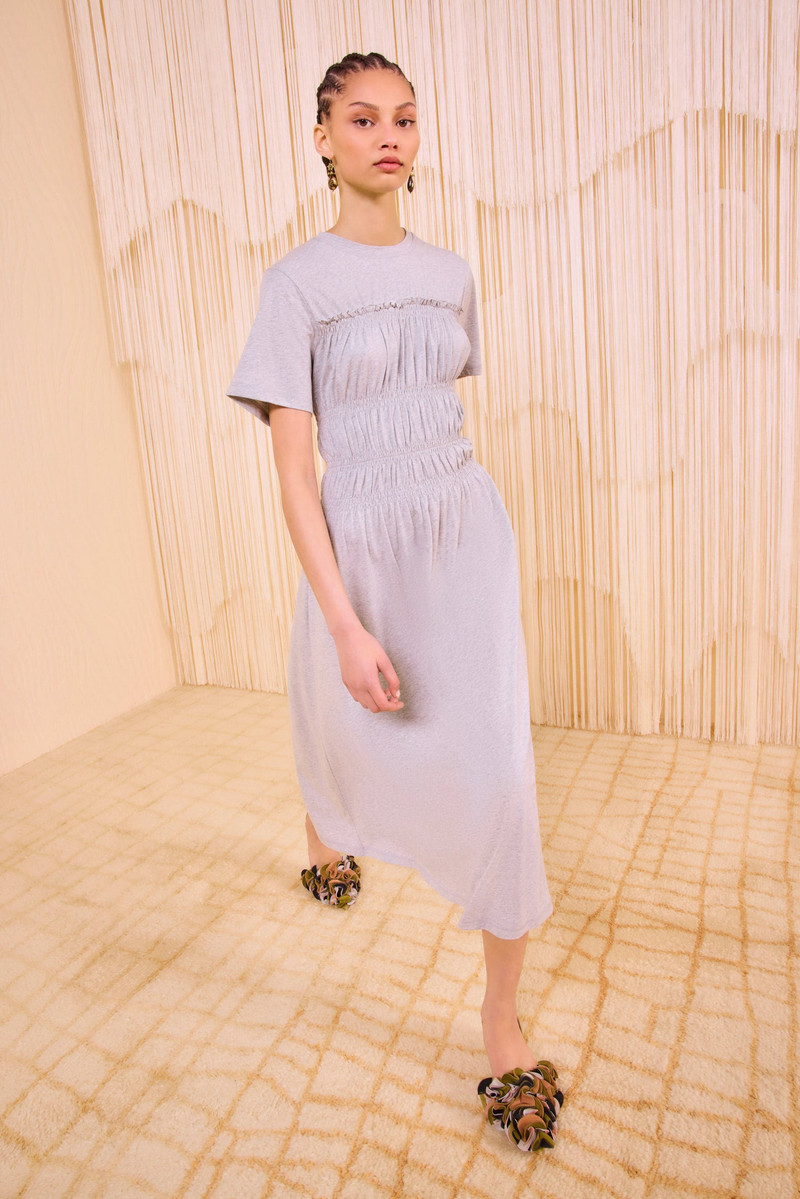 Georgie Short Sleeve Smocked Midi Dress 1