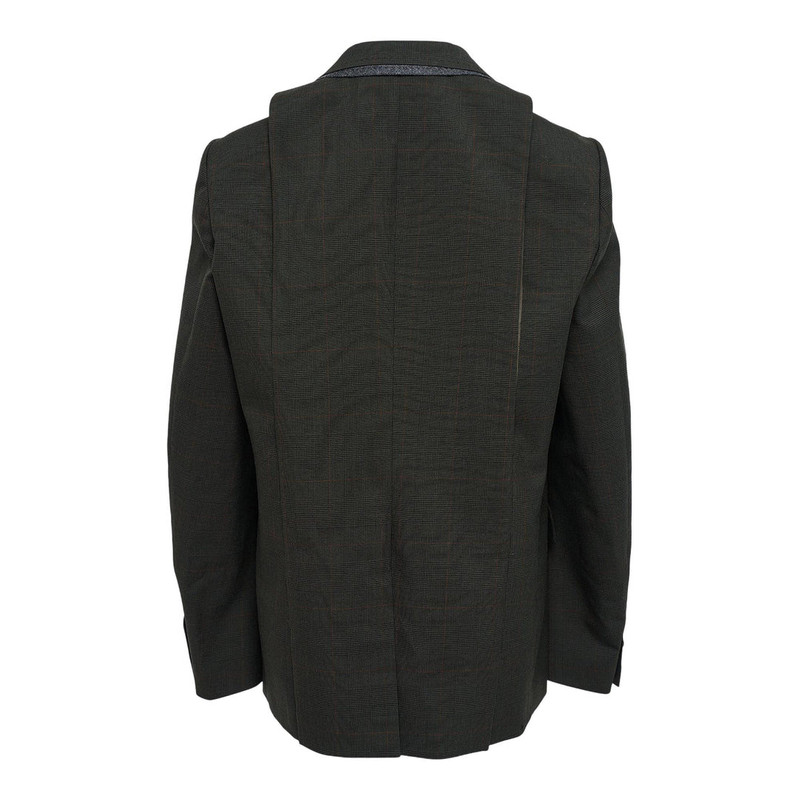 sacai Glen Check Jacket outlook