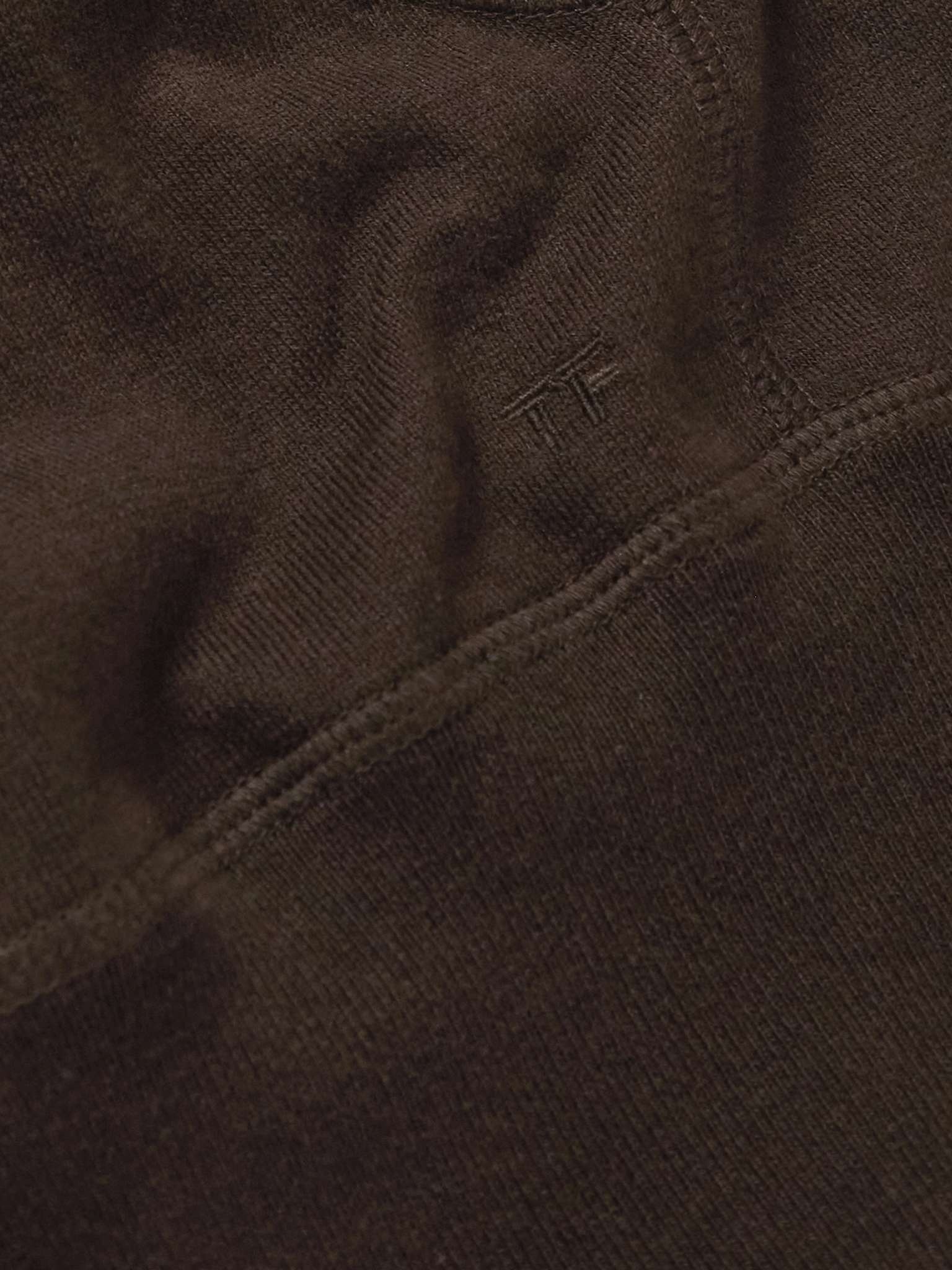 Cotton, Silk and Cashmere-Blend Zip-Up Hoodie - 3