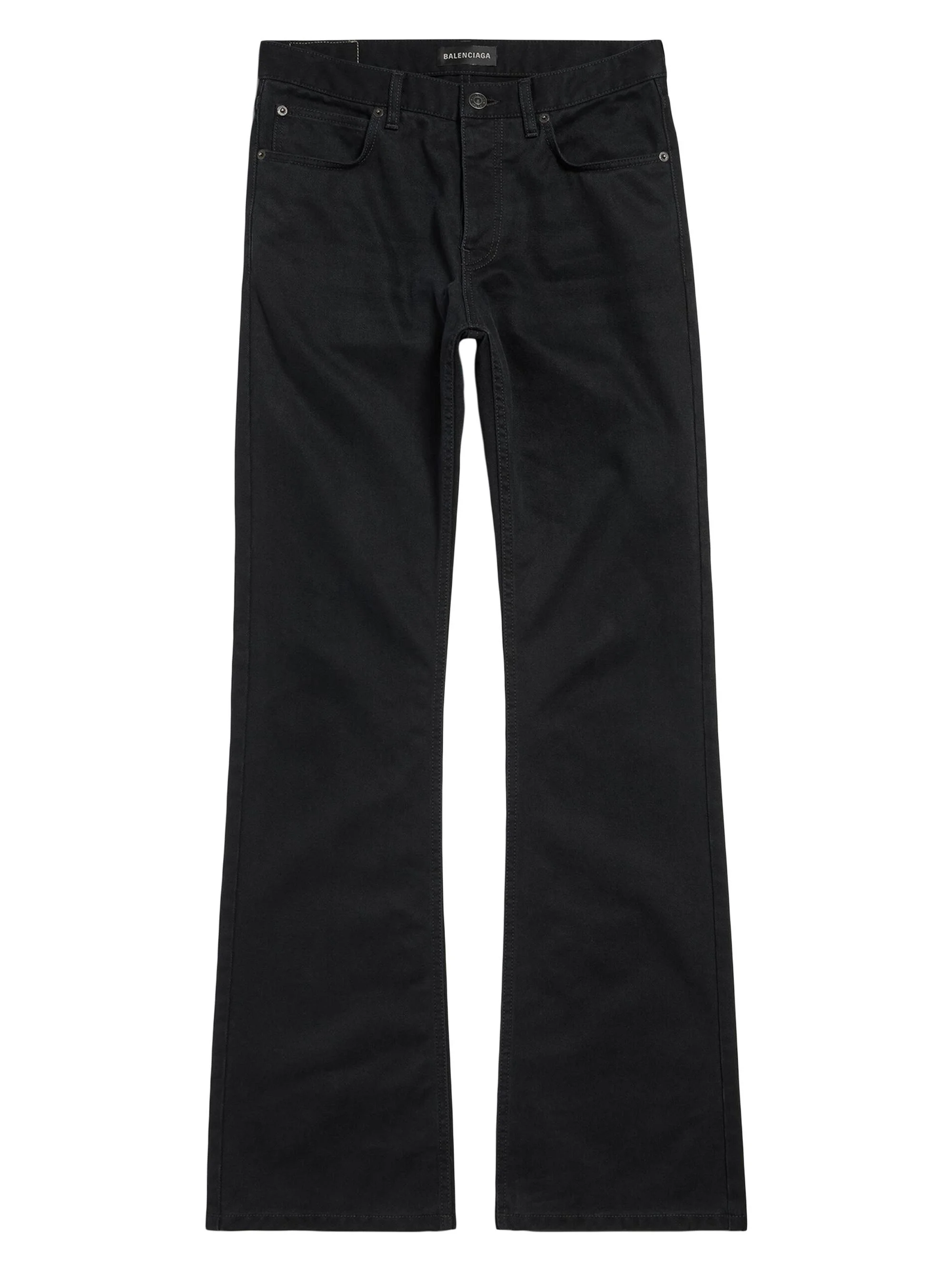 Women's Straight Fit Jeans - Black - 1