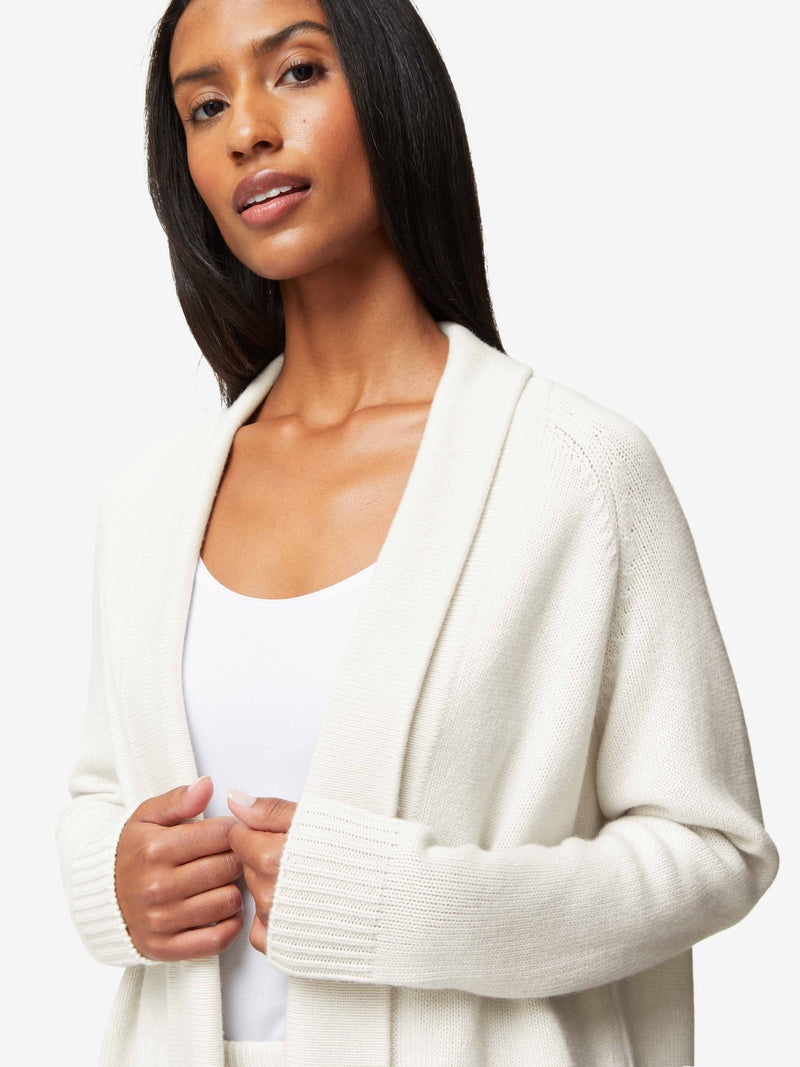 Women's Cardigan Nina Cashmere Winter White - 2