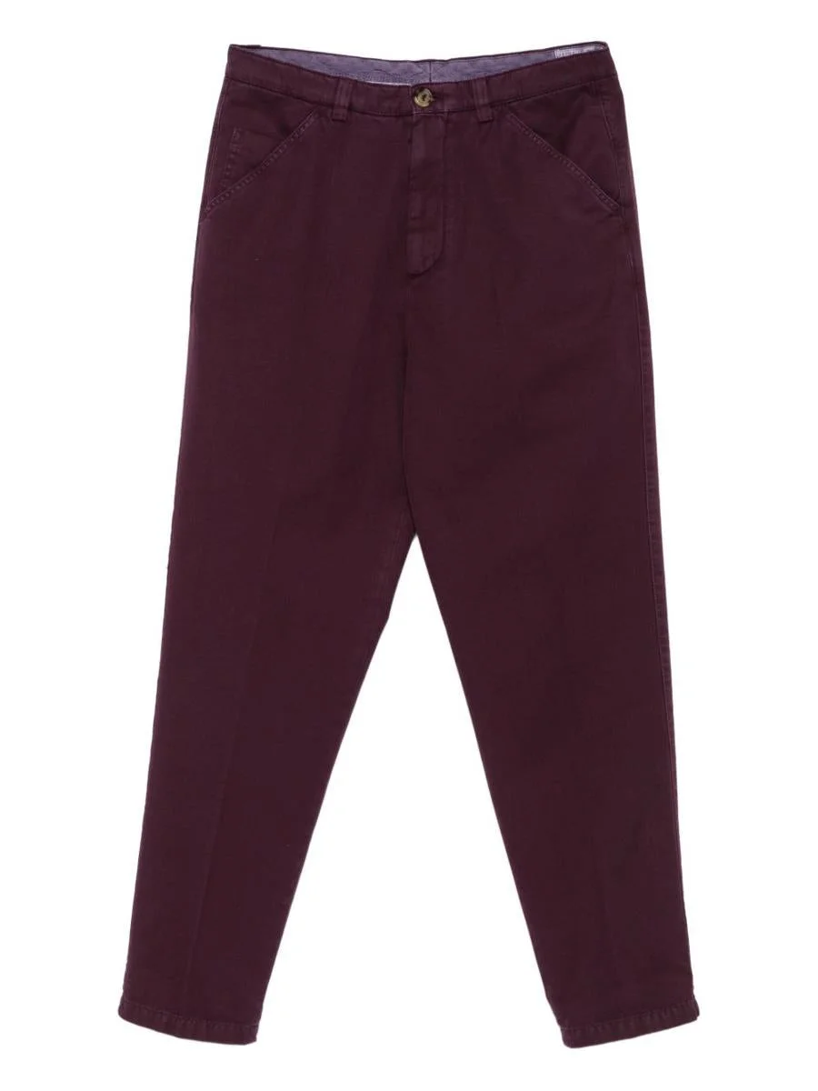 Brunello Cucinelli Cotton Trousers - 1