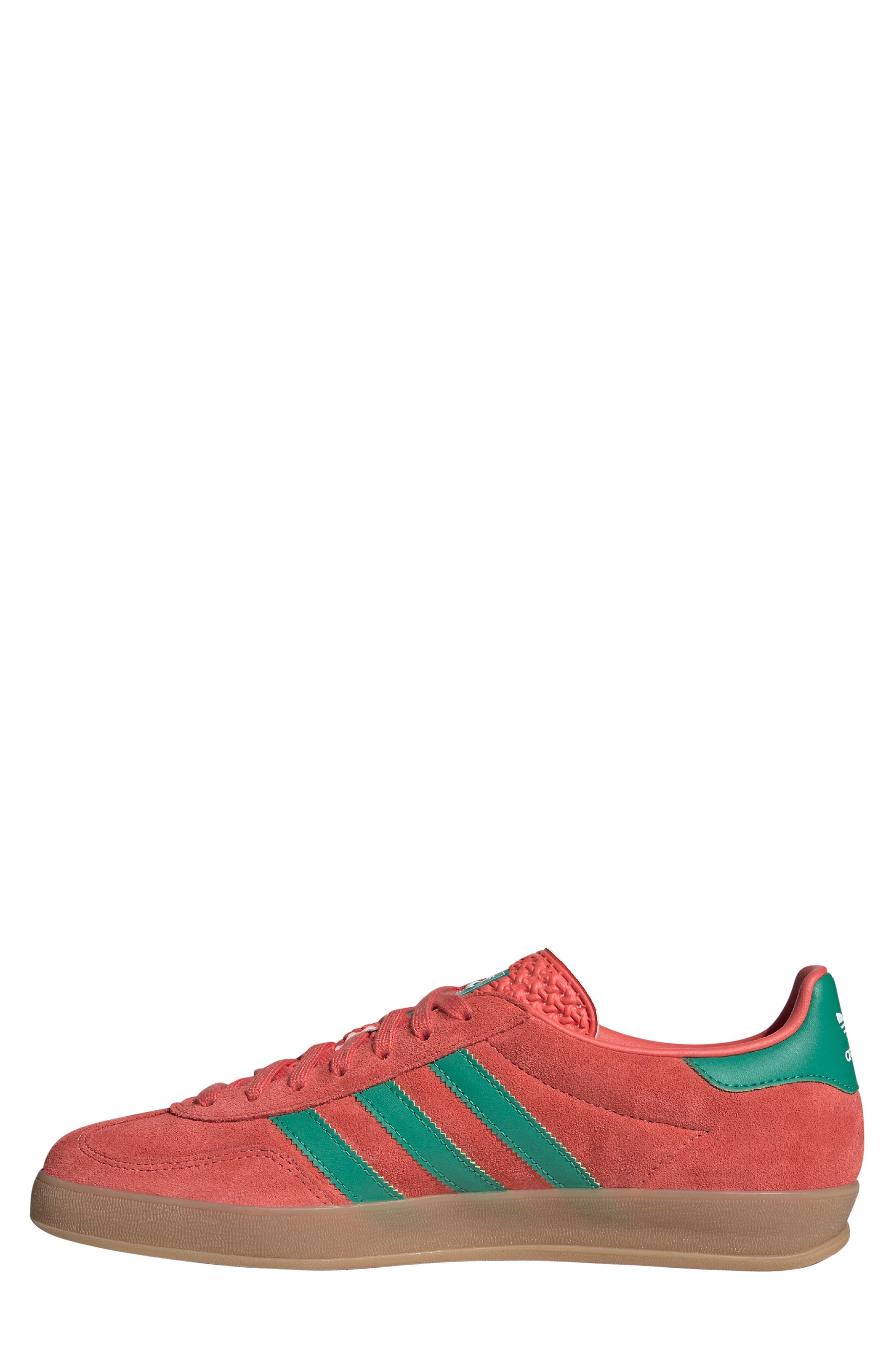 adidas Gazelle Indoor Sneaker in Scarlet/Green/White at Nordstrom - 6