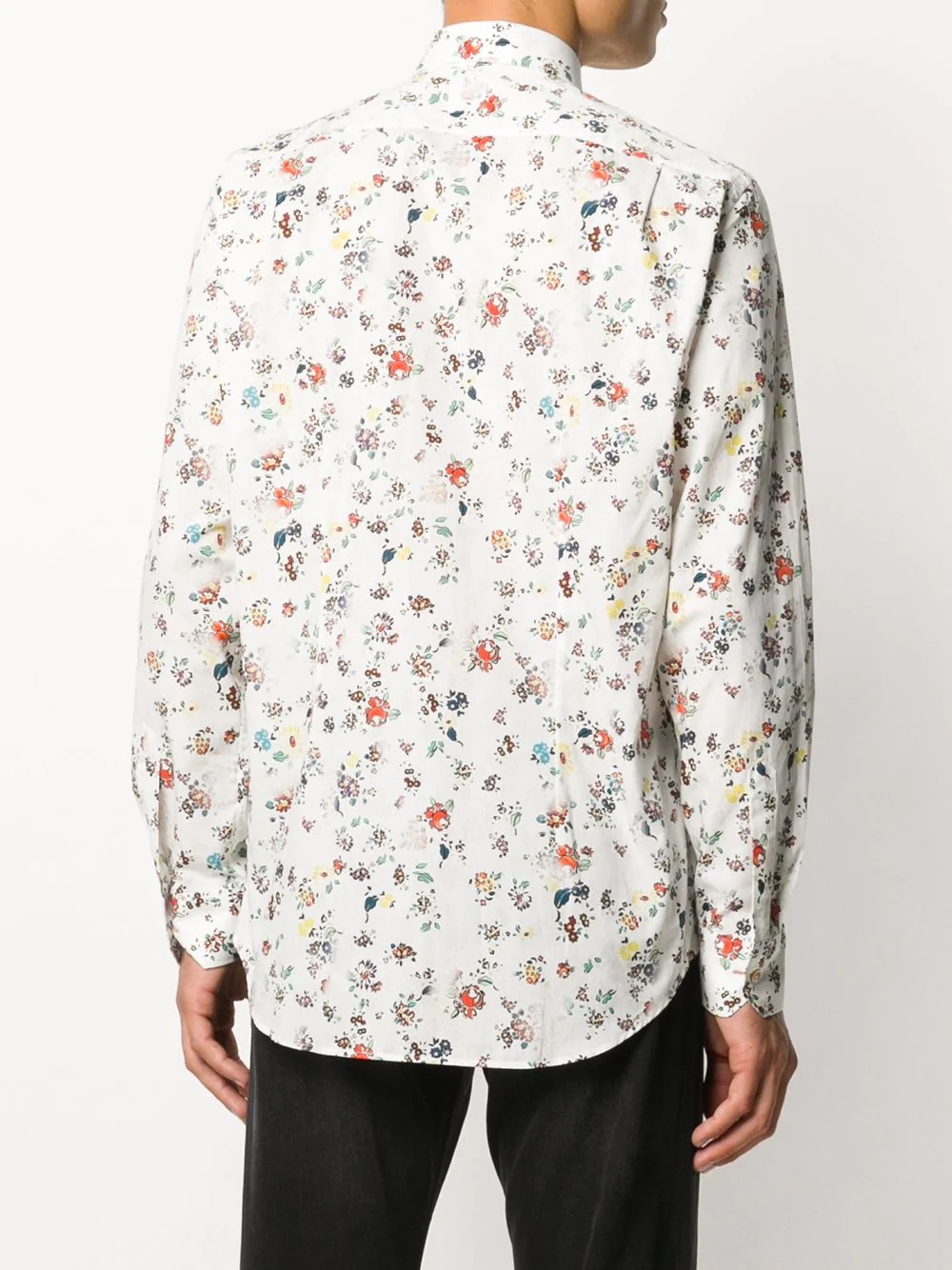 floral long-sleeve shirt - 4