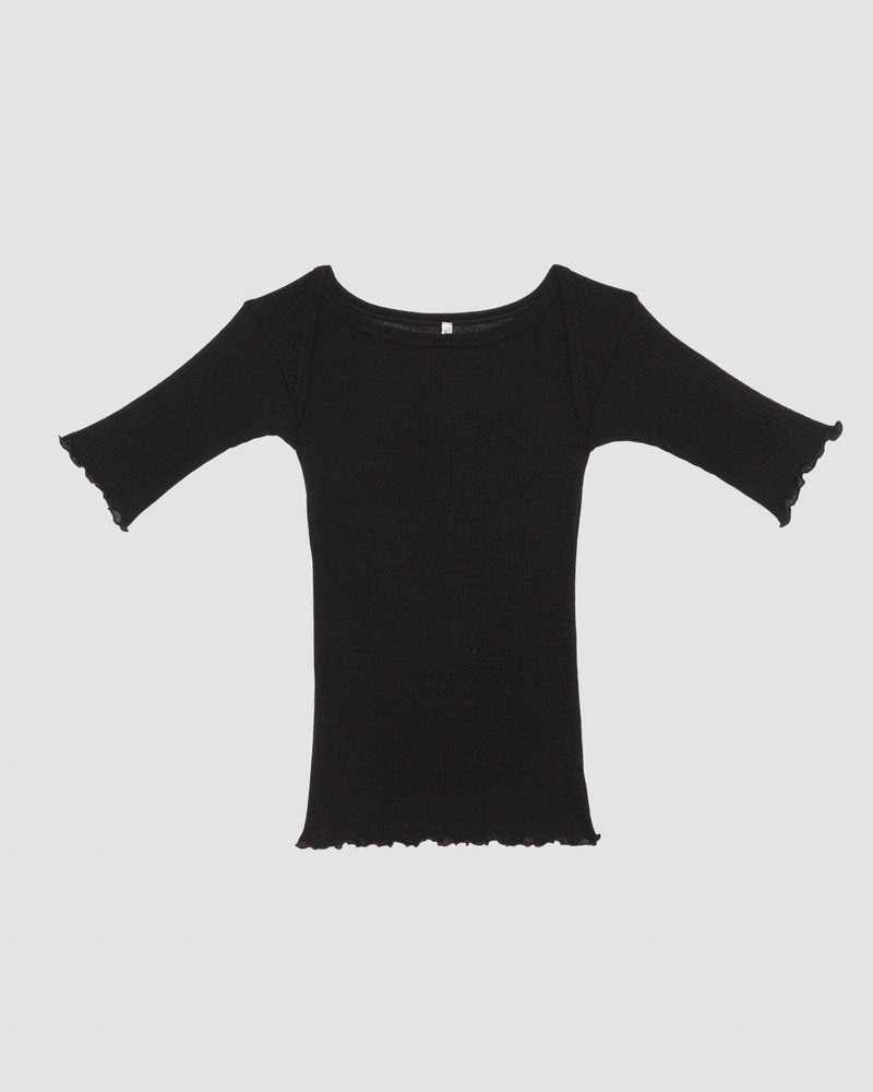 Disc Tee Shirt - Fine Wool Rib 4