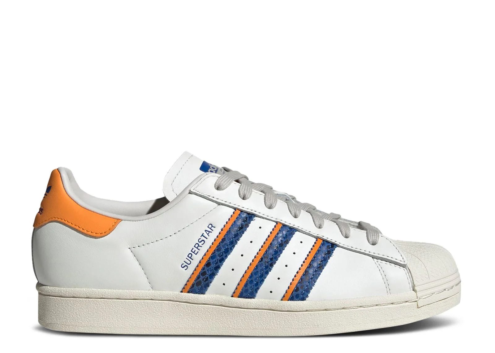 SUPERSTAR 'WHITE ORANGE RUSH SNAKESKIN' - 1