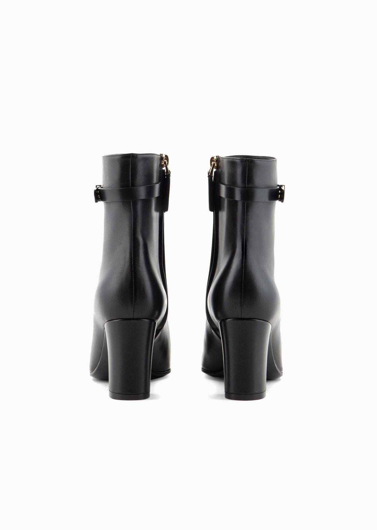 Nappa-leather heeled ankle boots - 4