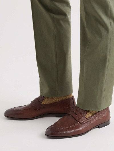 Brunello Cucinelli Full-Grain Leather Penny Loafers outlook