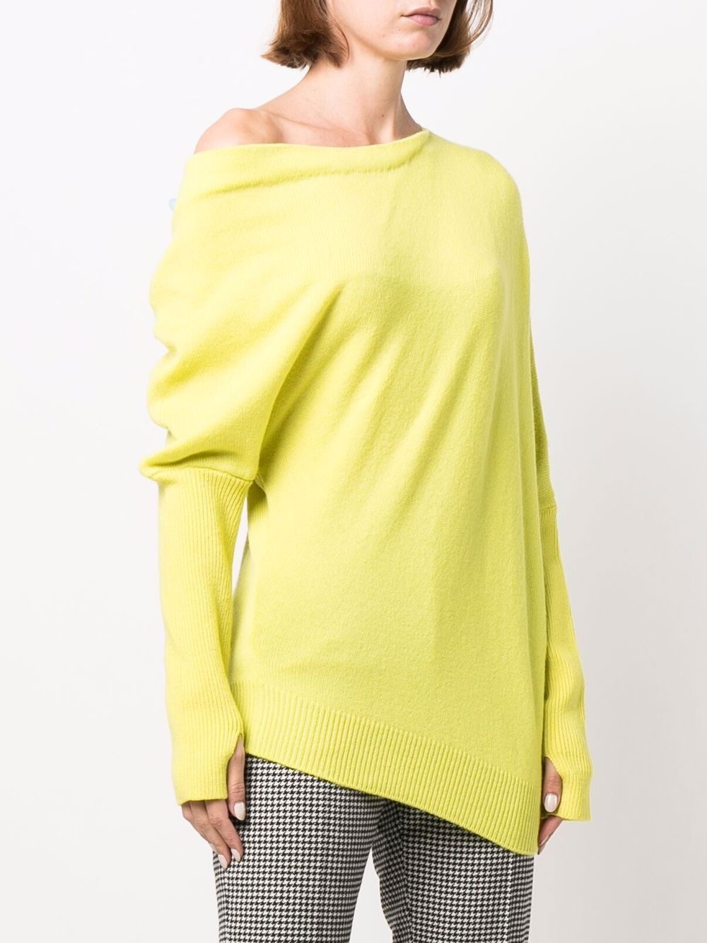 asymmetric cashmere top - 3