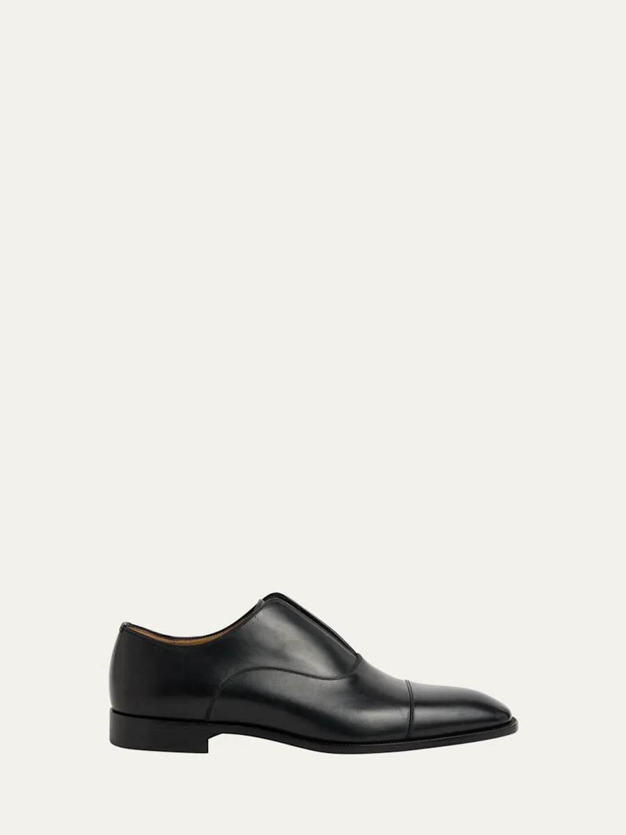 Men's Alpha Male II Leather Cap-Toe Loafers - 1